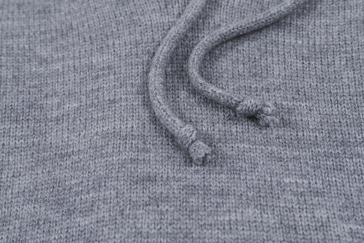 FREE CENTER Reversible Hooded Oversized Sweater