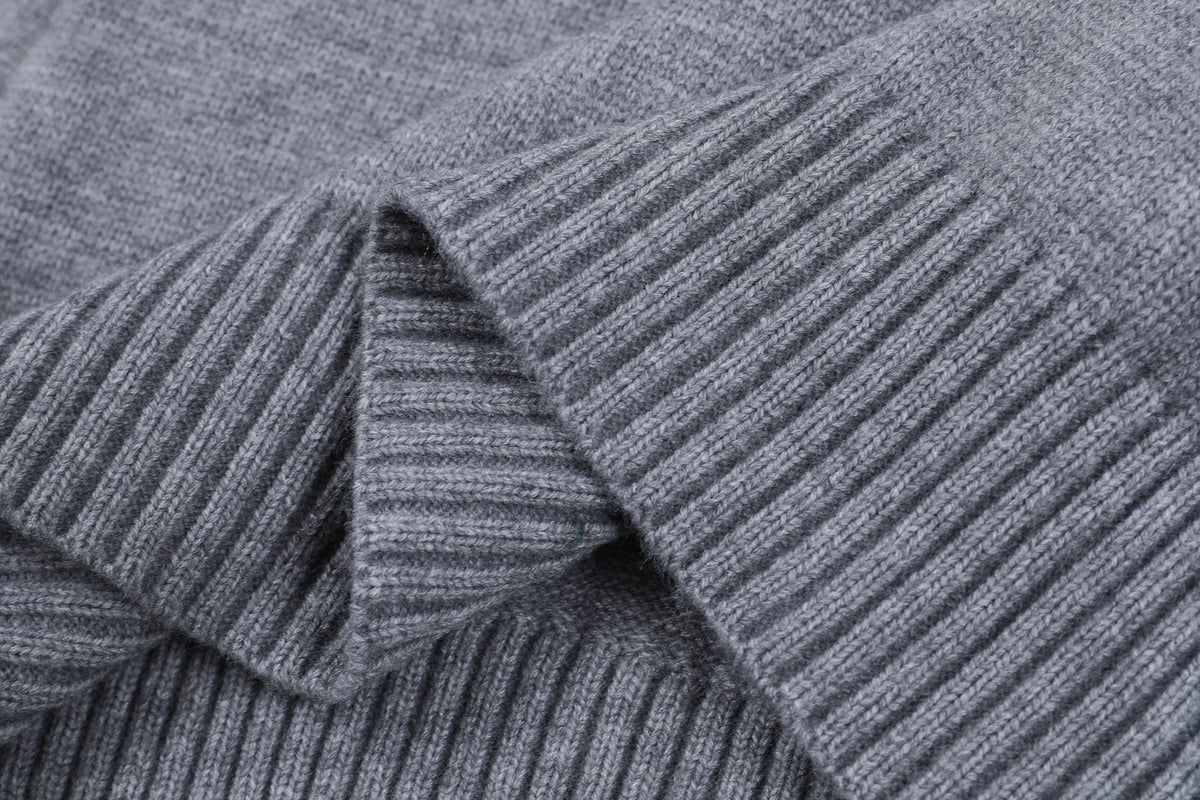 FREE CENTER Reversible Hooded Oversized Sweater