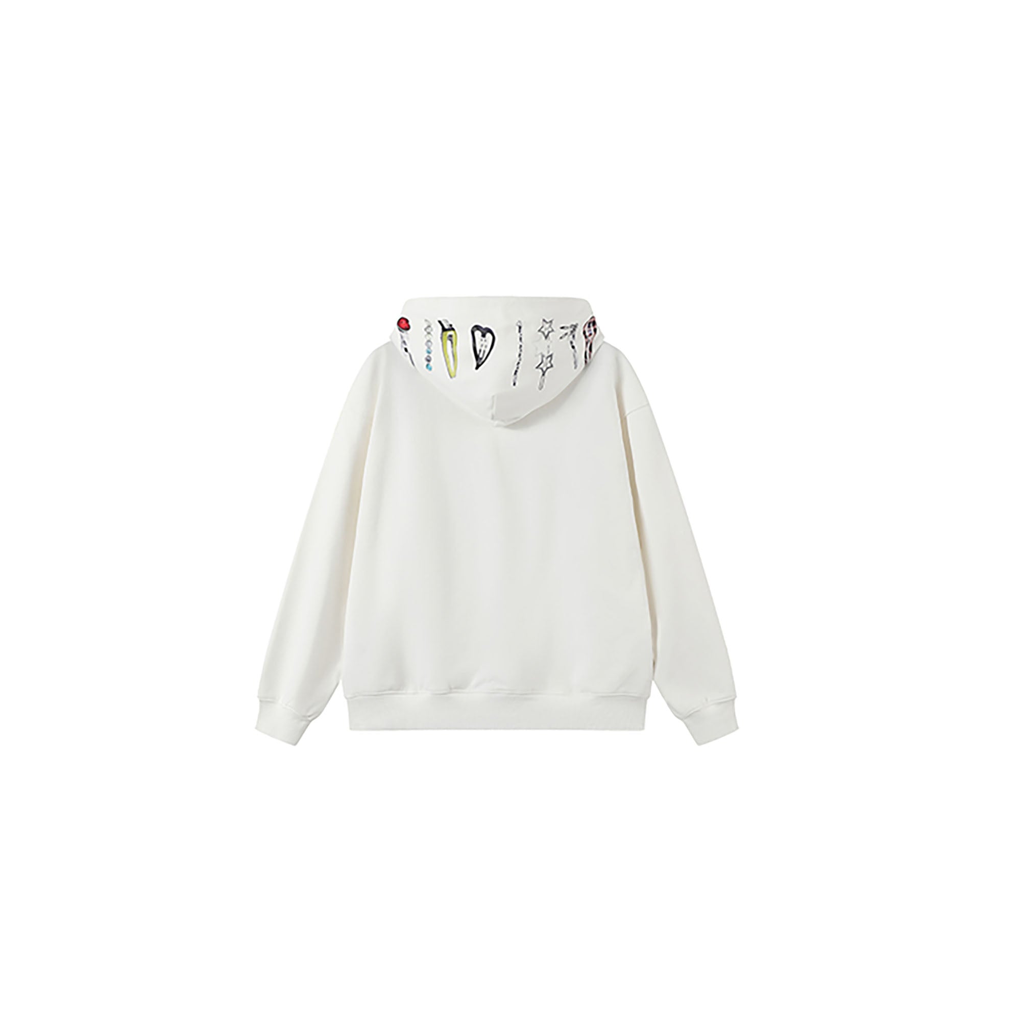 DONSMOKE Hairclip Graphic Double-Zip Hooded Jacket
