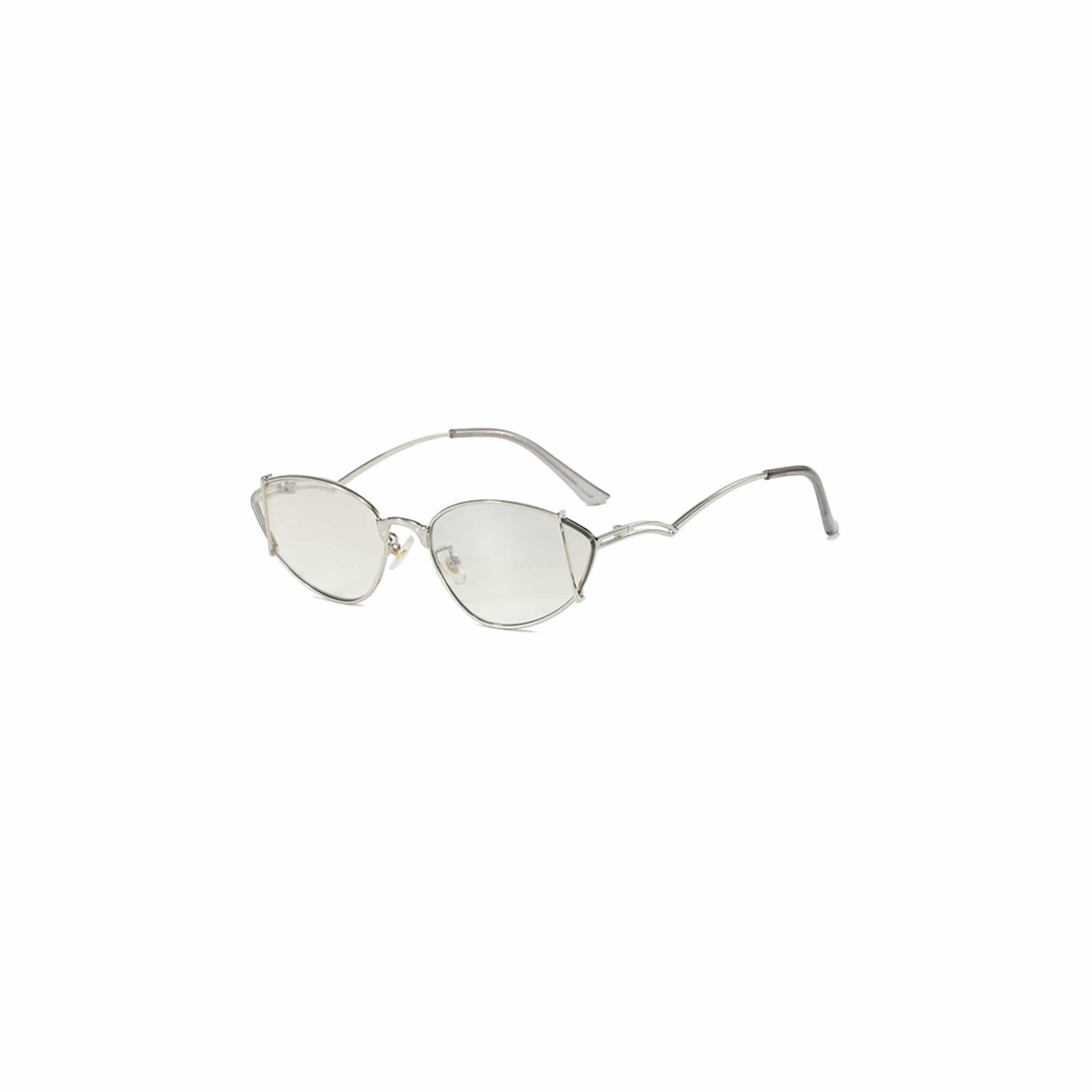DAMAGE ASIA Cat-Eye Wireframe Sunglasses
