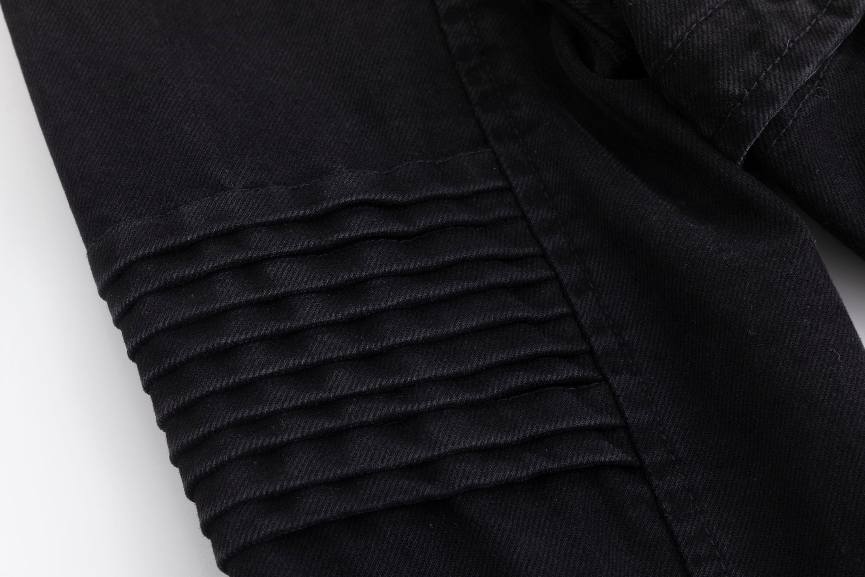 CESTNOUS Detachable Buckle-Strap Lace-Up Back Jacket
