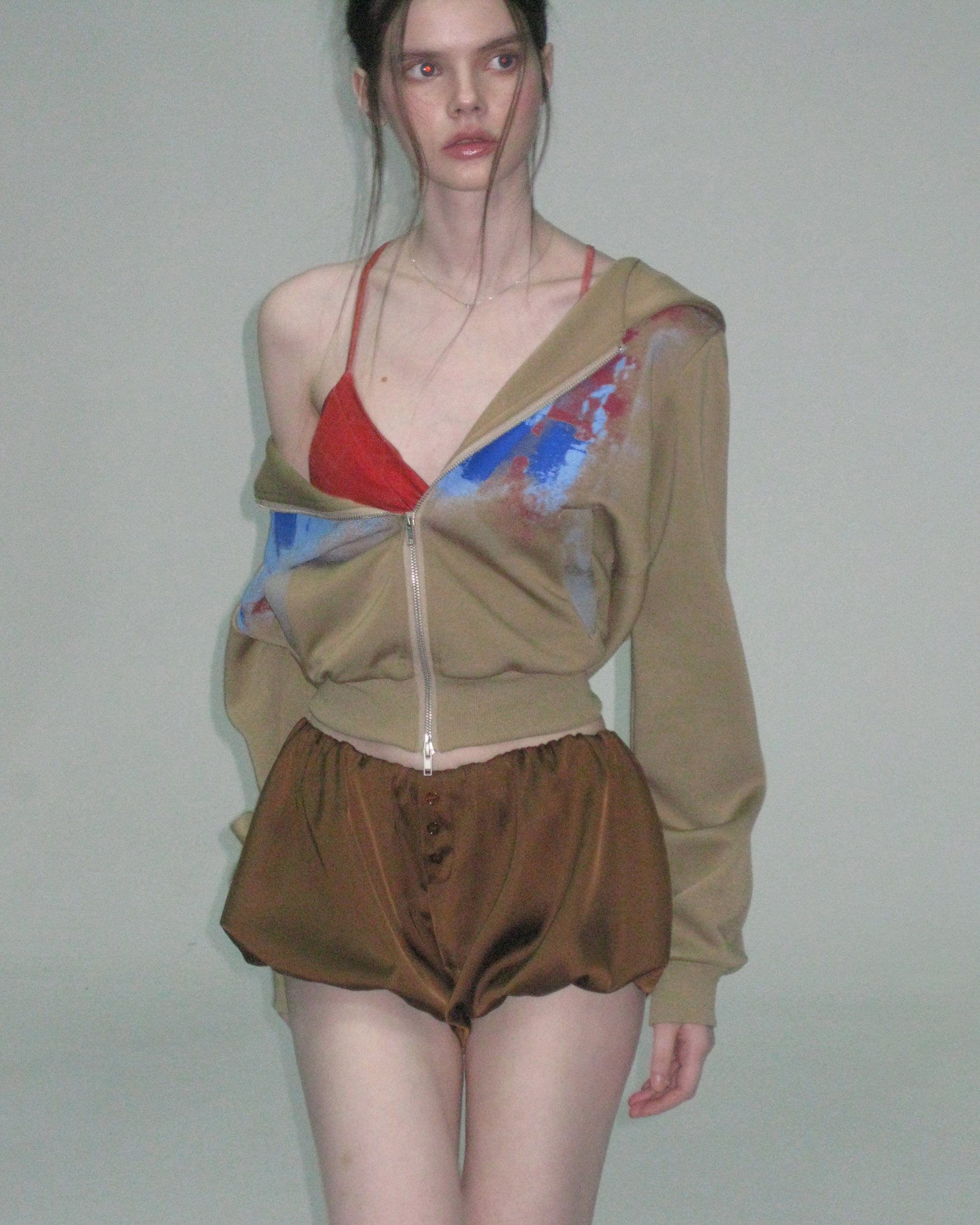 THE NEVERMORE Full-Print Adjustable Triangle Bralette