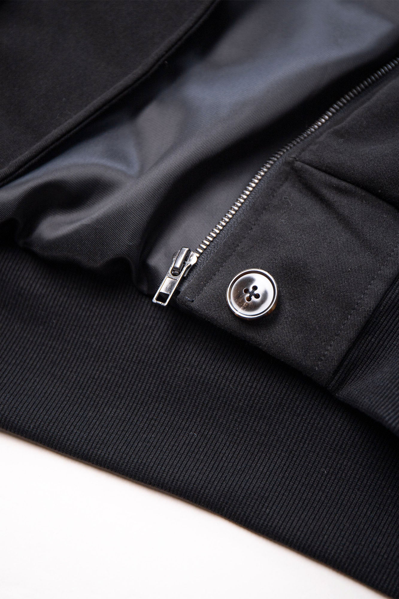 LEONSENSE Faux Fur Collar Toggle Cropped Bomber