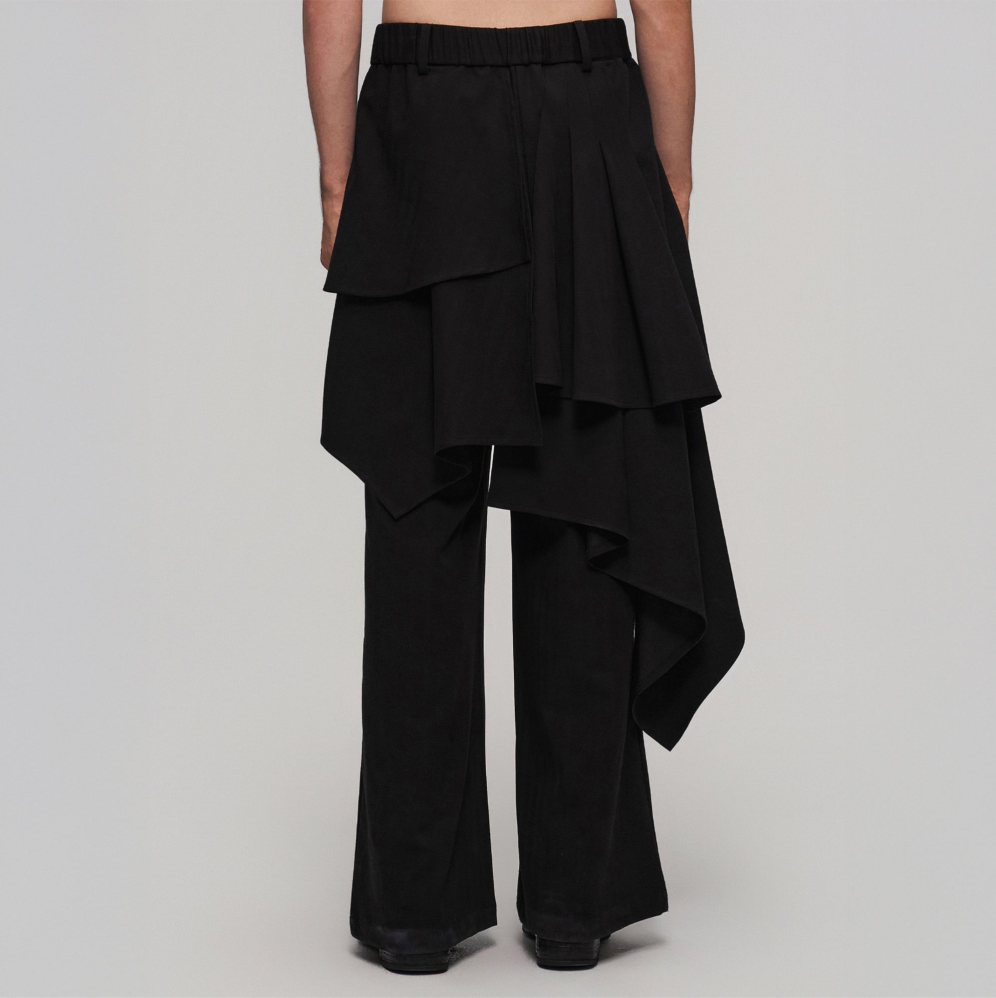 ILNya Nieternite Nifutur Asymmetric Layered Panel Skirt Pants
