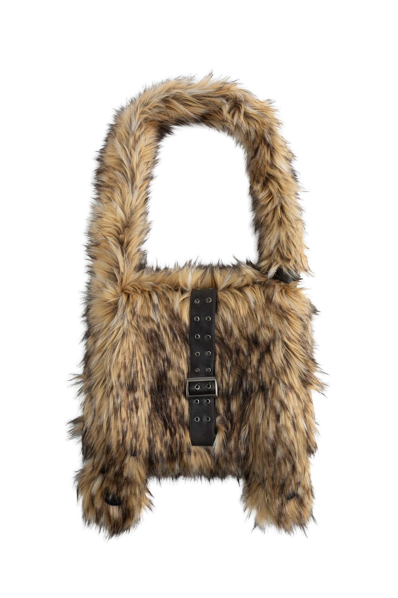CESTNOUS Fuzzy Faux Fur Crossbody Bag