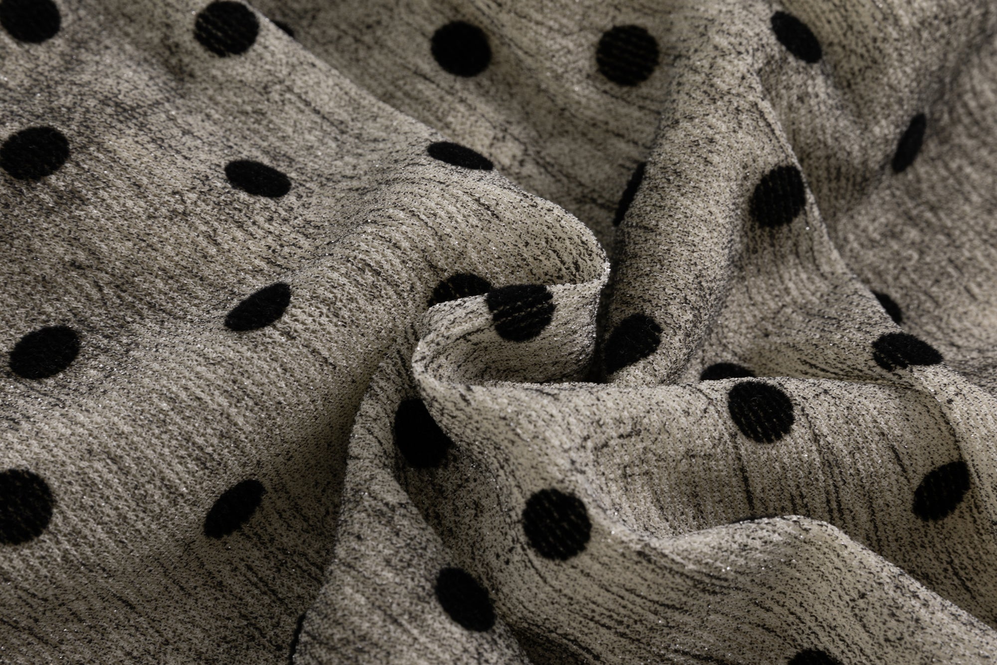 CESTNOUS Polka Dot Spliced Drawstring Tank Top