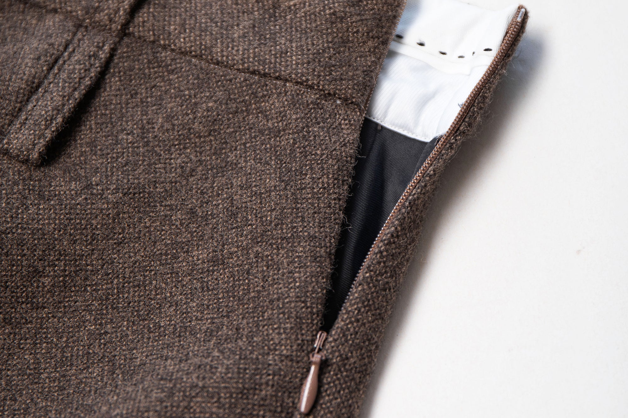 LEONSENSE Essential Pleated Wool-Blend Skirt