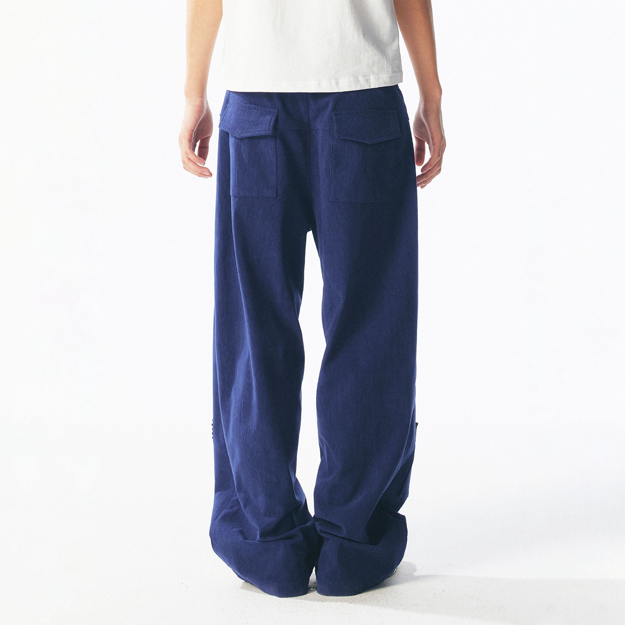 1997 POSTOFFICE Whimsical Patch Straight-Leg Pants, premium urban and streetwear designers apparel on PROJECTISR.com, 1997 POSTOFFICE