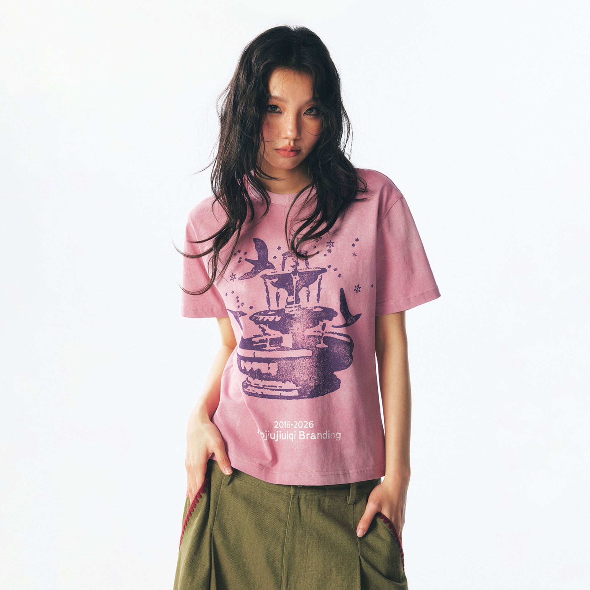 1997 POSTOFFICE Fountain Dove Distressed Tee, premium urban and streetwear designers apparel on PROJECTISR.com, 1997 POSTOFFICE