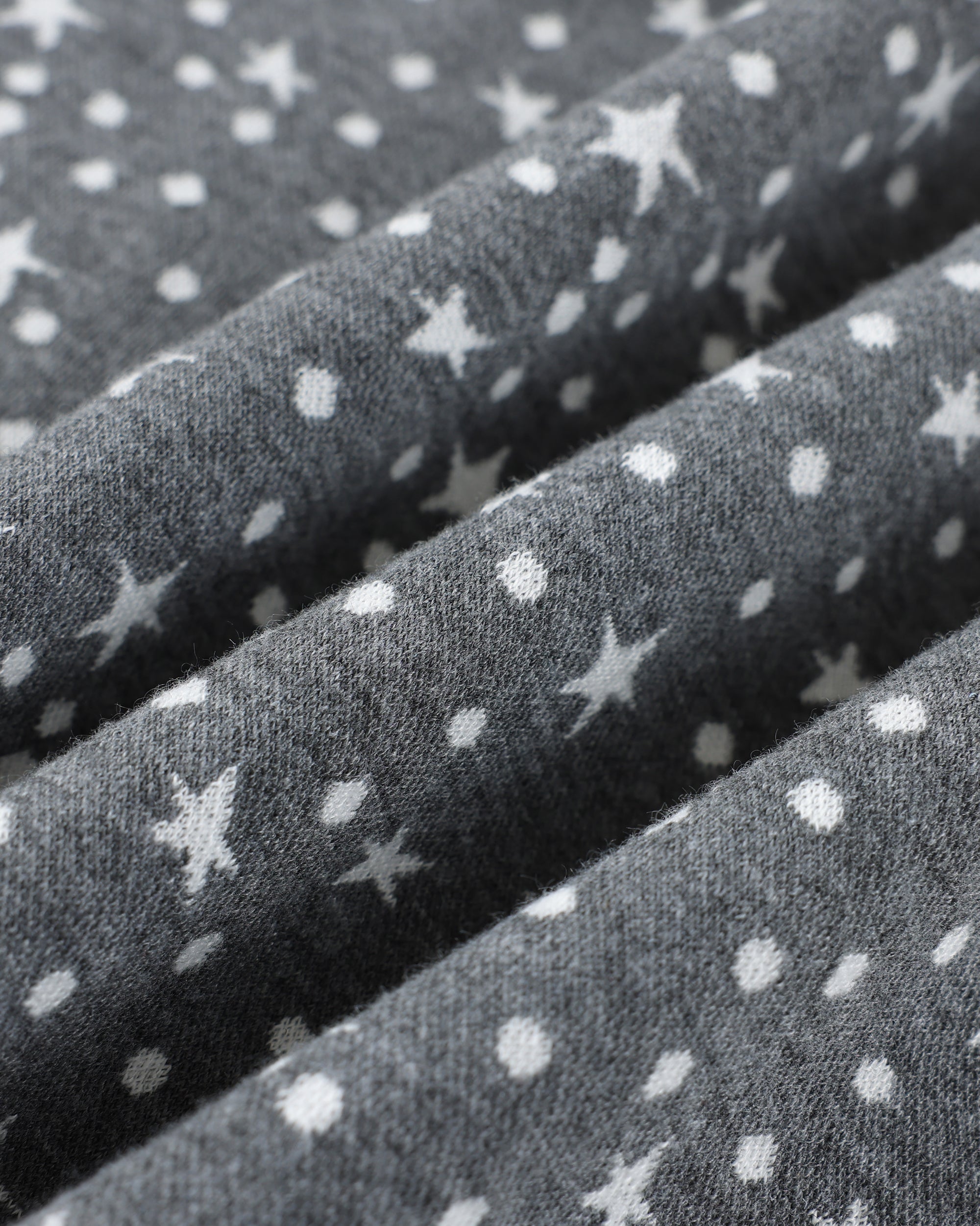 HAVEAMEAL Star Polka Dot Jacquard Knit Skirt