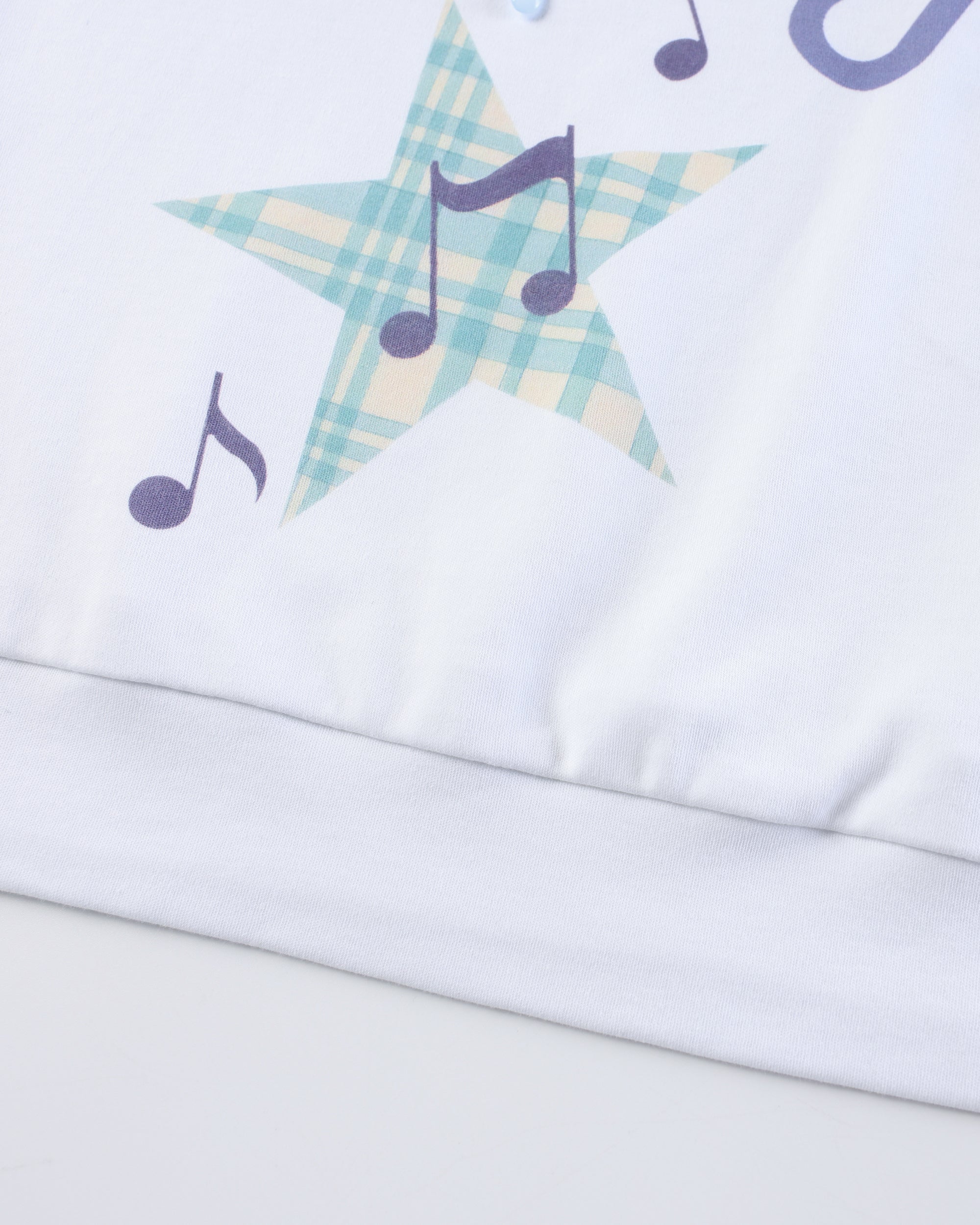 HAVE A MEAL Umbrella Graphic Scoopneck Pendant Top