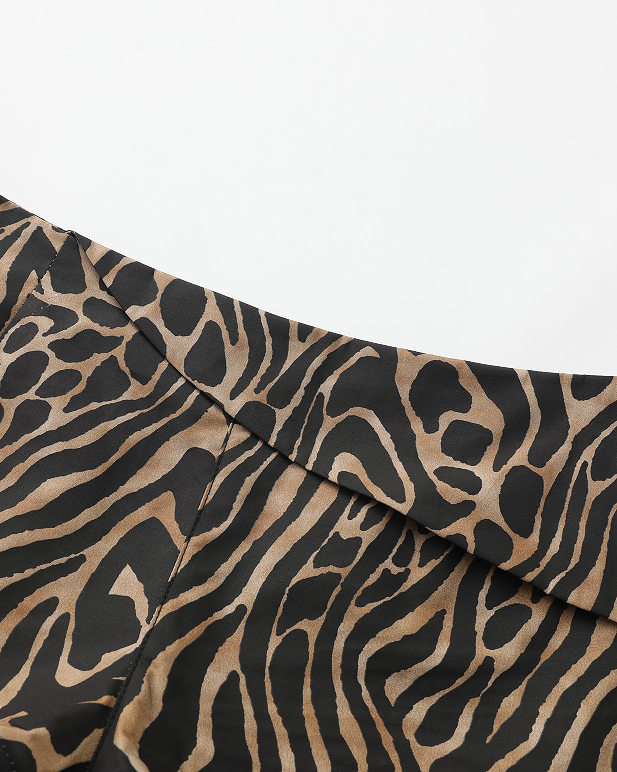 NEVER OFFEND L ANGEL Animal Print Bustier Set