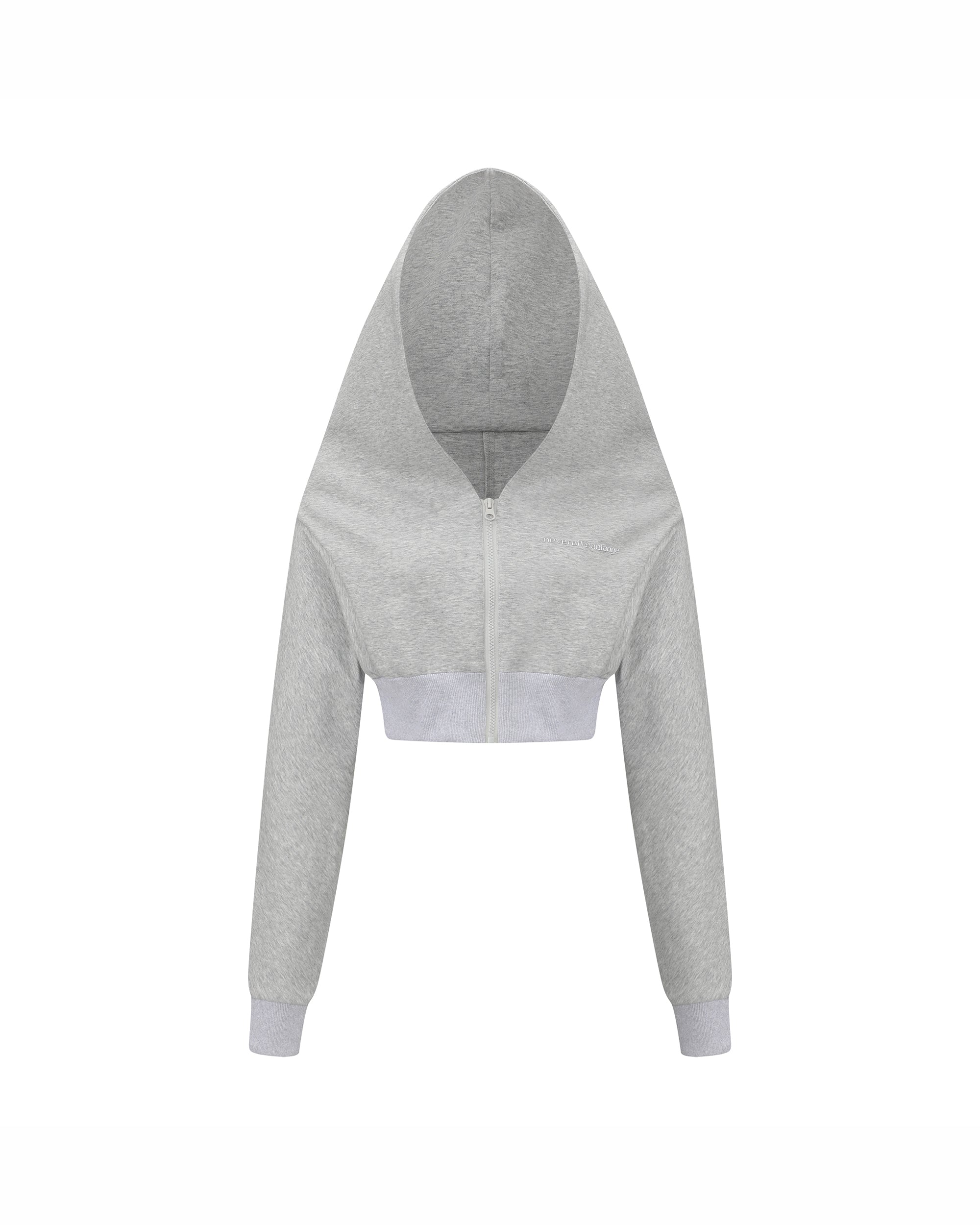 NEVER OFFEND L ANGEL Cropped Zip Hoodie Triple-Waist Plaid Set