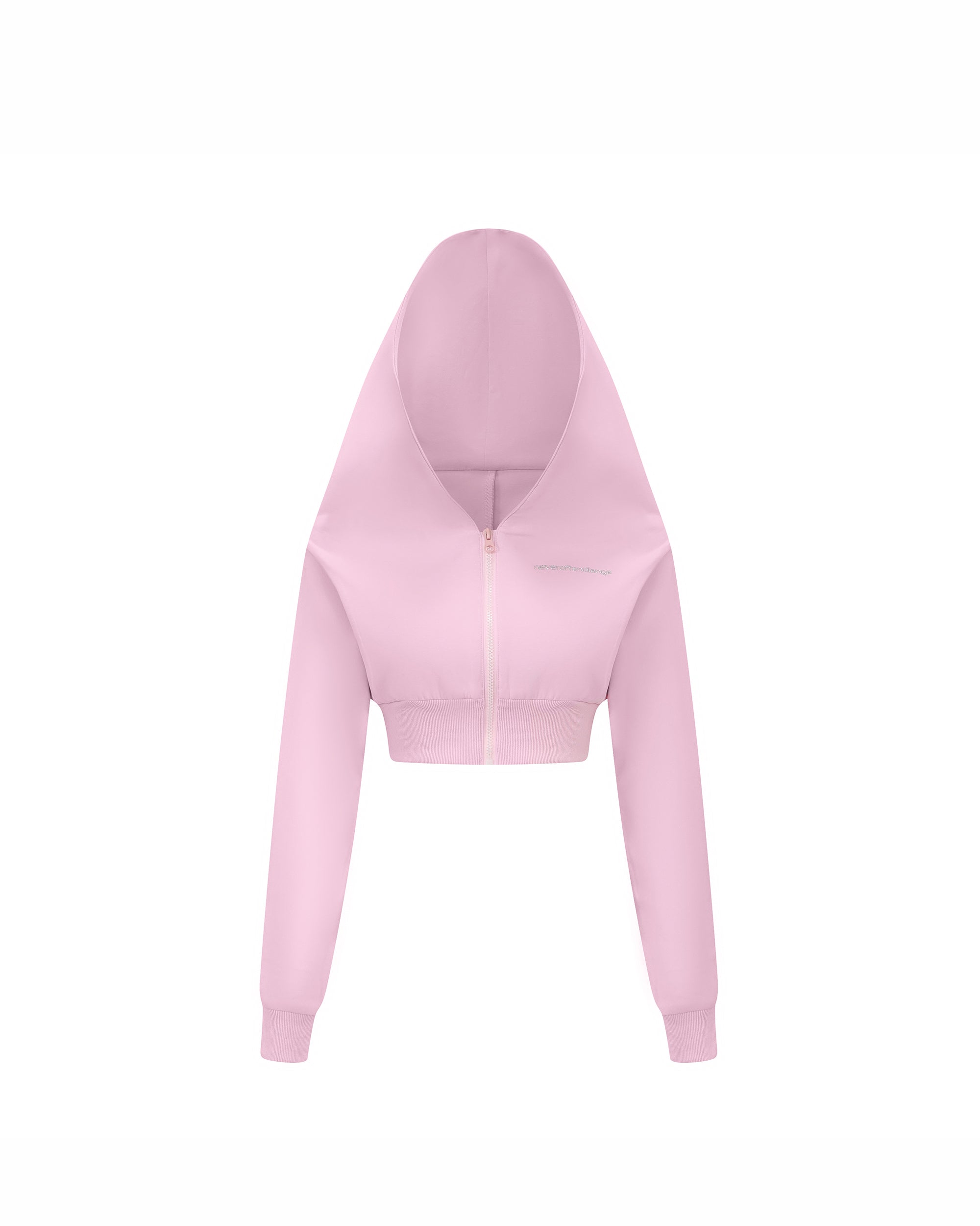 NEVER OFFEND L ANGEL Cropped Zip Hoodie Triple-Waist Plaid Set