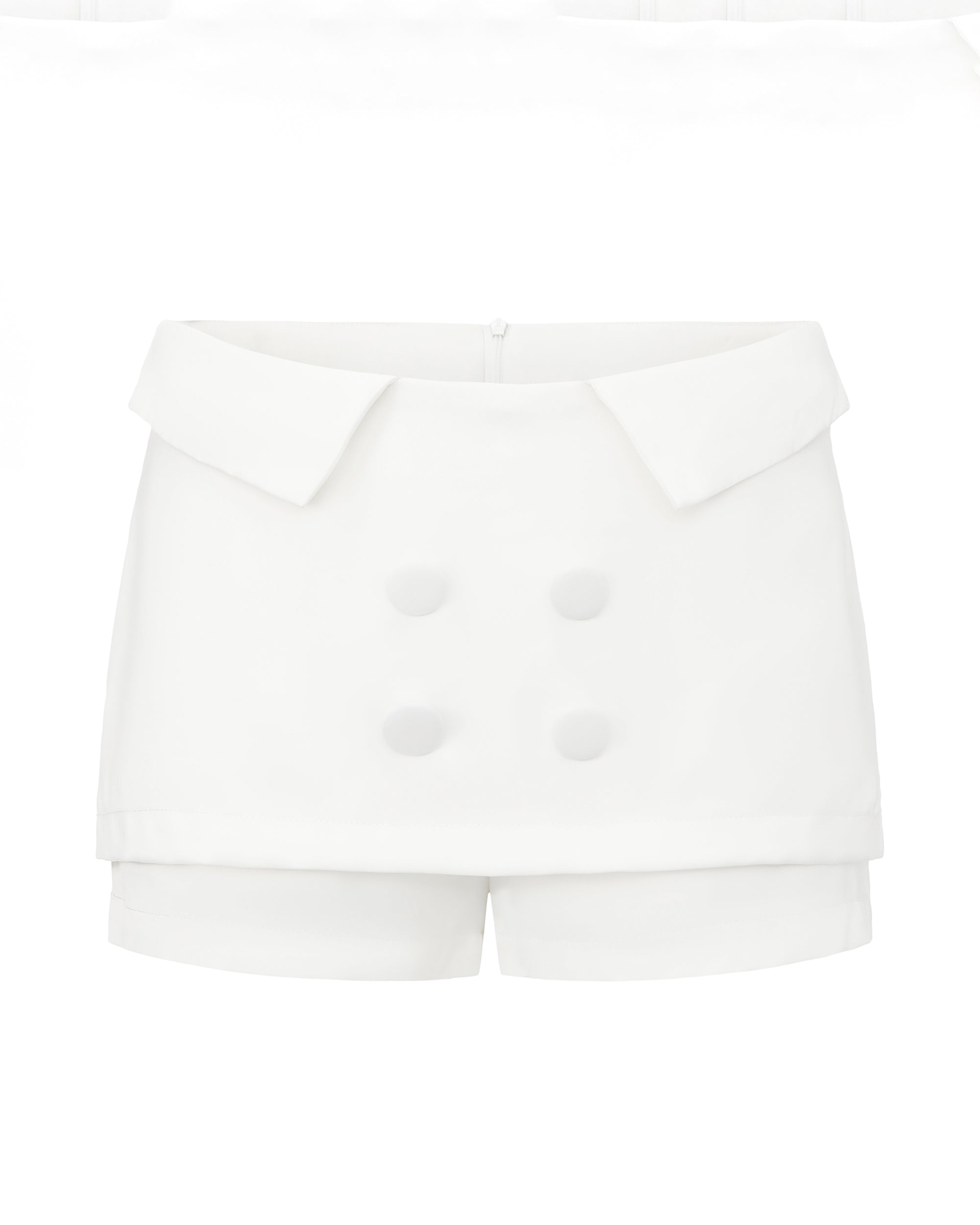 NEVER OFFEND L ANGEL Draped Halter Top And Foldover Skort Set