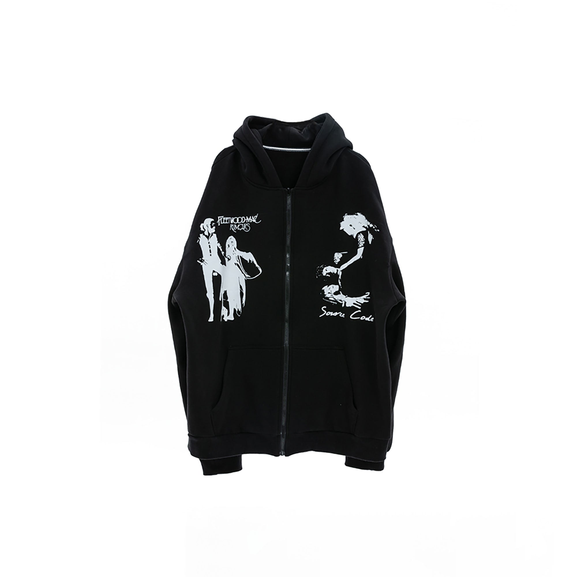 ERROR CODE ROBOT Fleetwood Mac Graphic Oversized Hooded Jacket