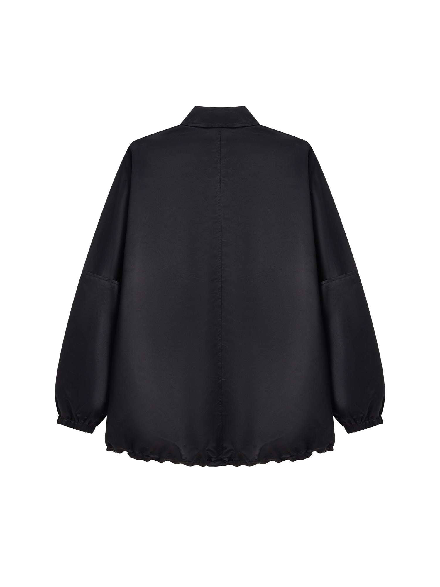 OPICLOTH Satin Batwing Drawstring Oversized Jacket, premium urban and streetwear designers apparel on PROJECTISR.com, OPICLOTH