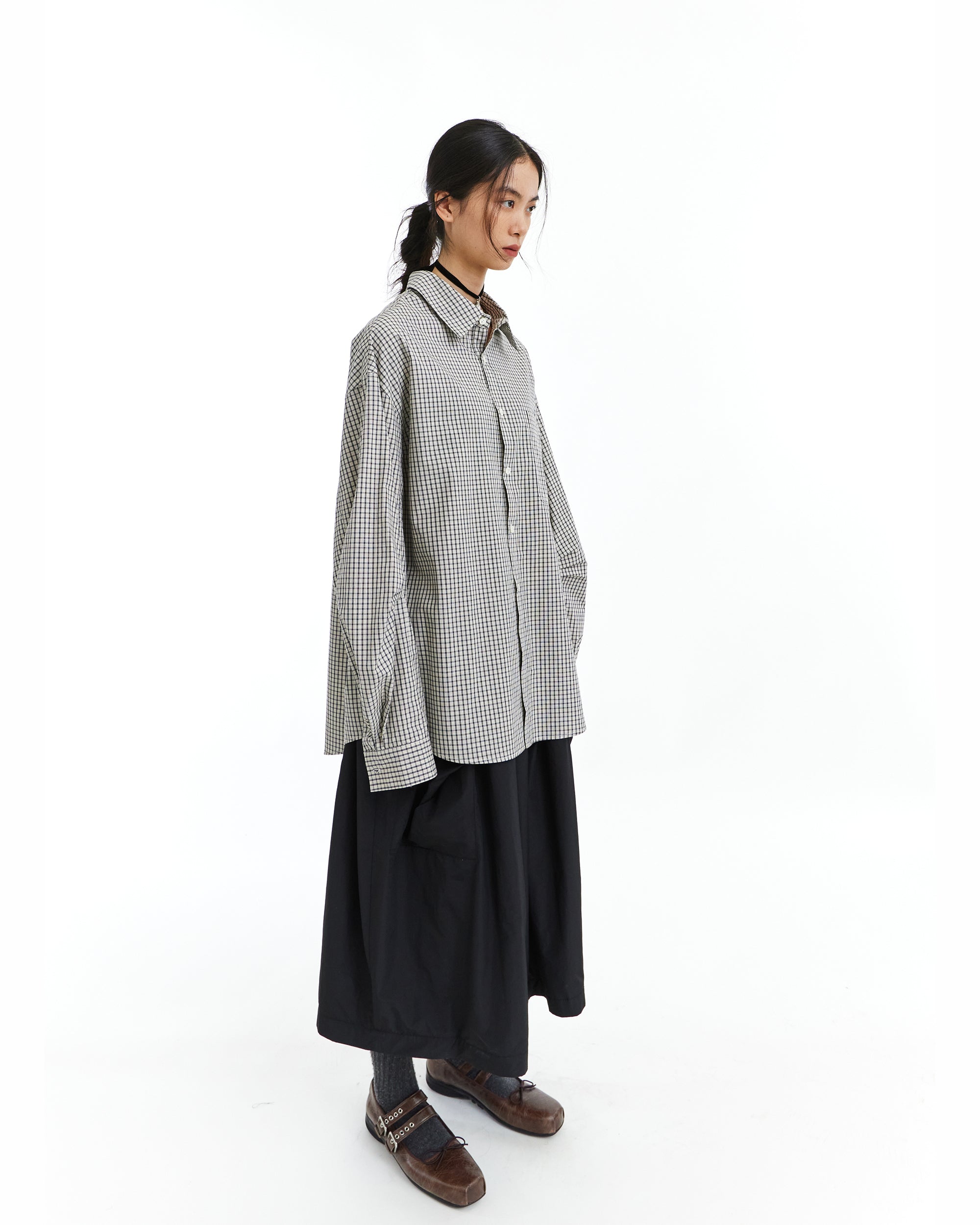 NEVERSEEZ Modern Quilted Air-Layer Skirt