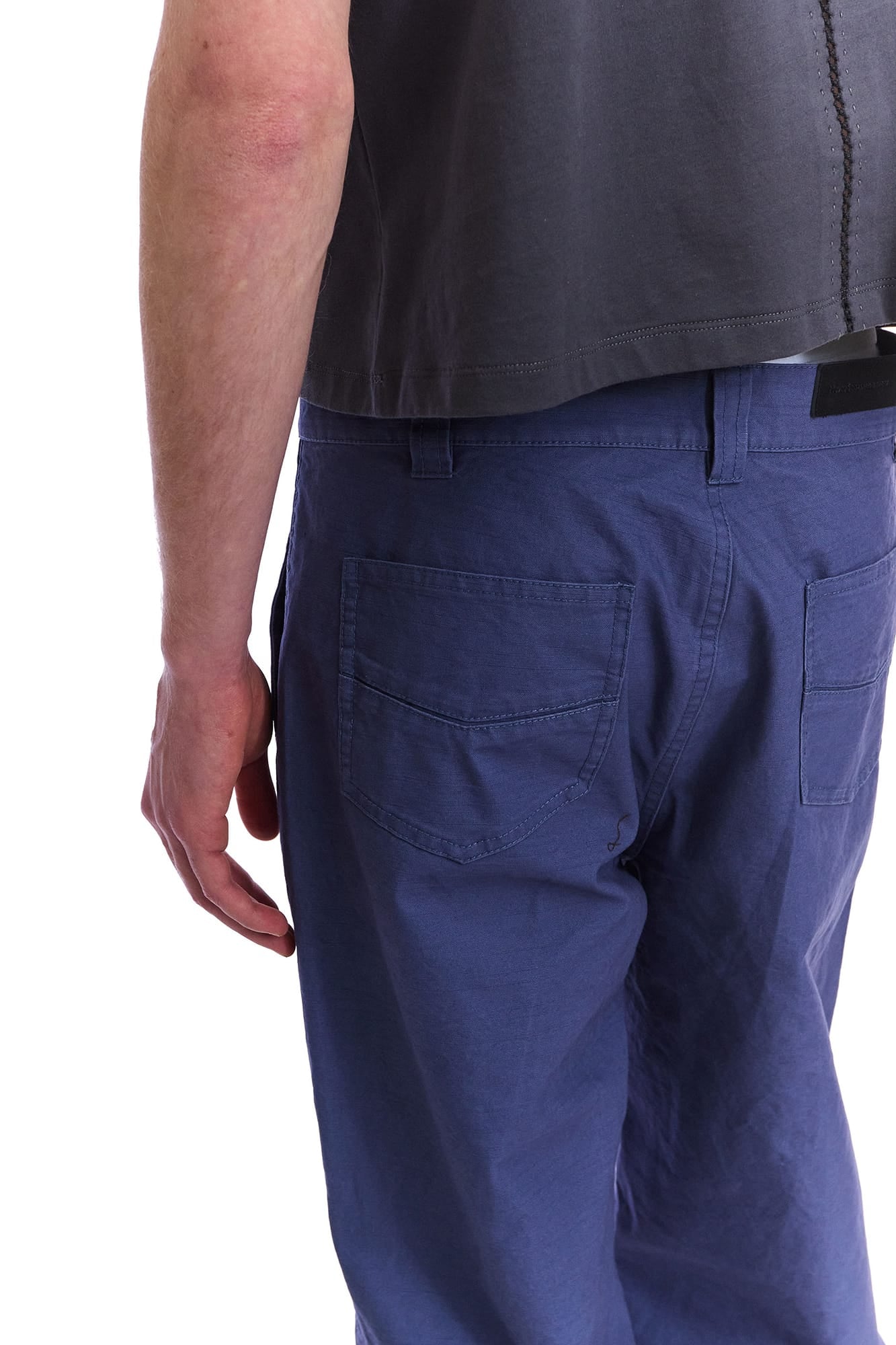 NEVERSEEZ Embroidered Utility Straight-Leg Pants
