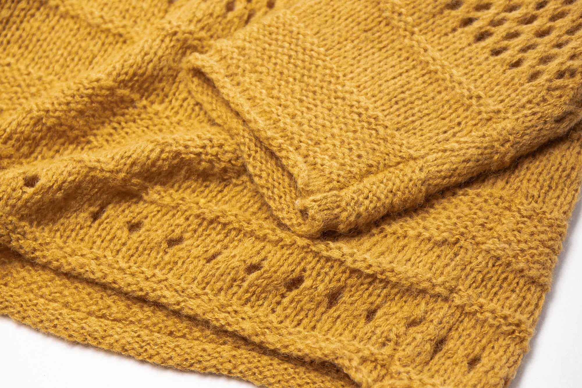 LEONSENSE Mohair-Blend Open-Knit Oversized Sweater