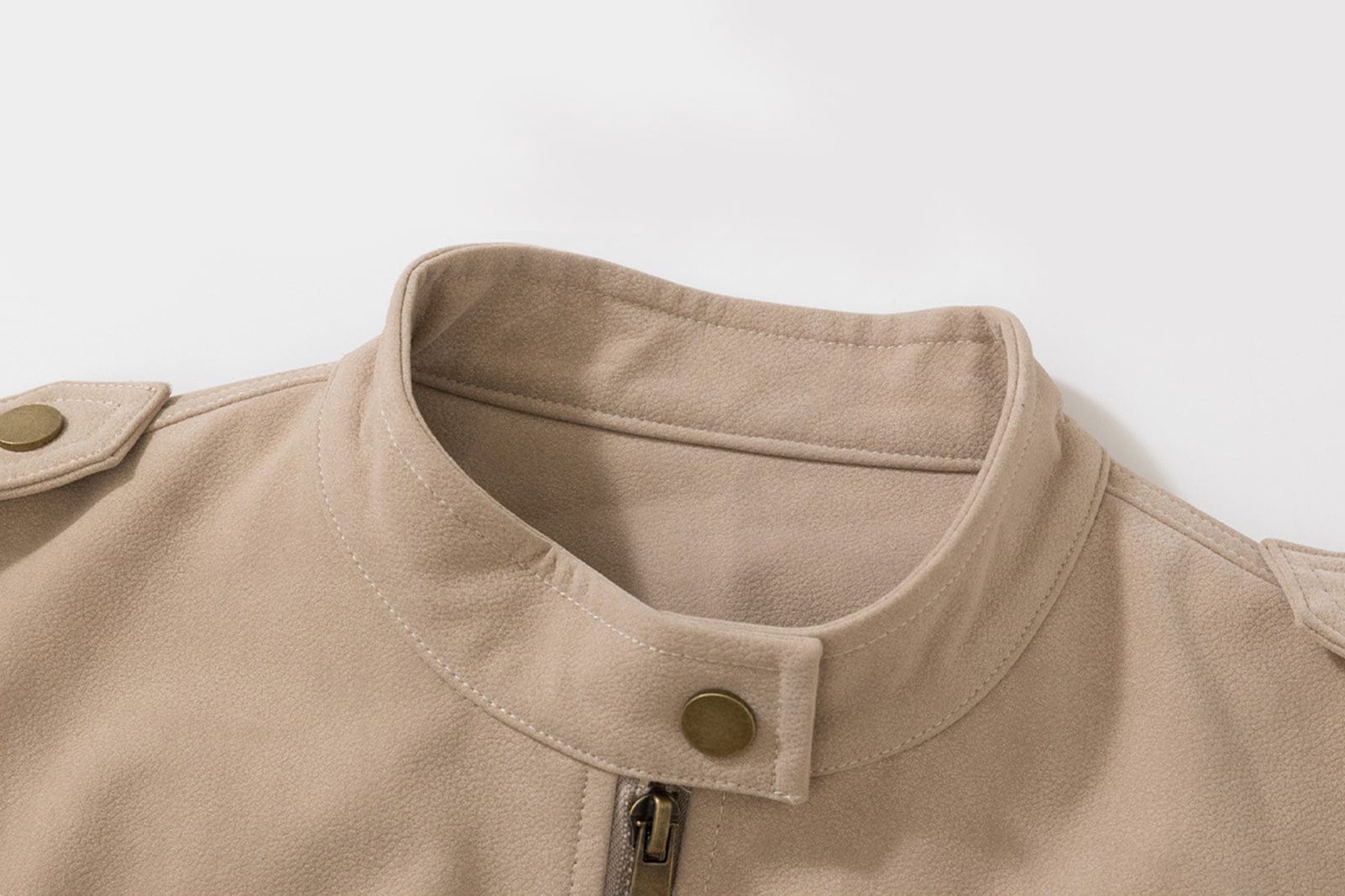 AE30 SAINT Rivet Flocked Cropped Jacket