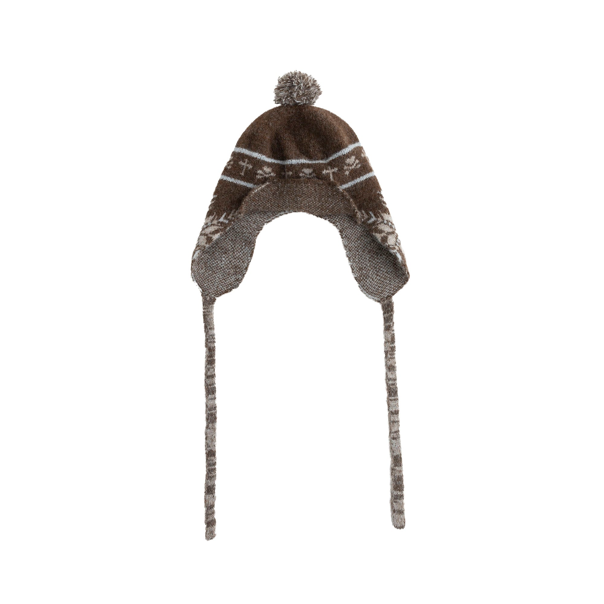 CESTNOUS Snowflake Jacquard Knit Chullo