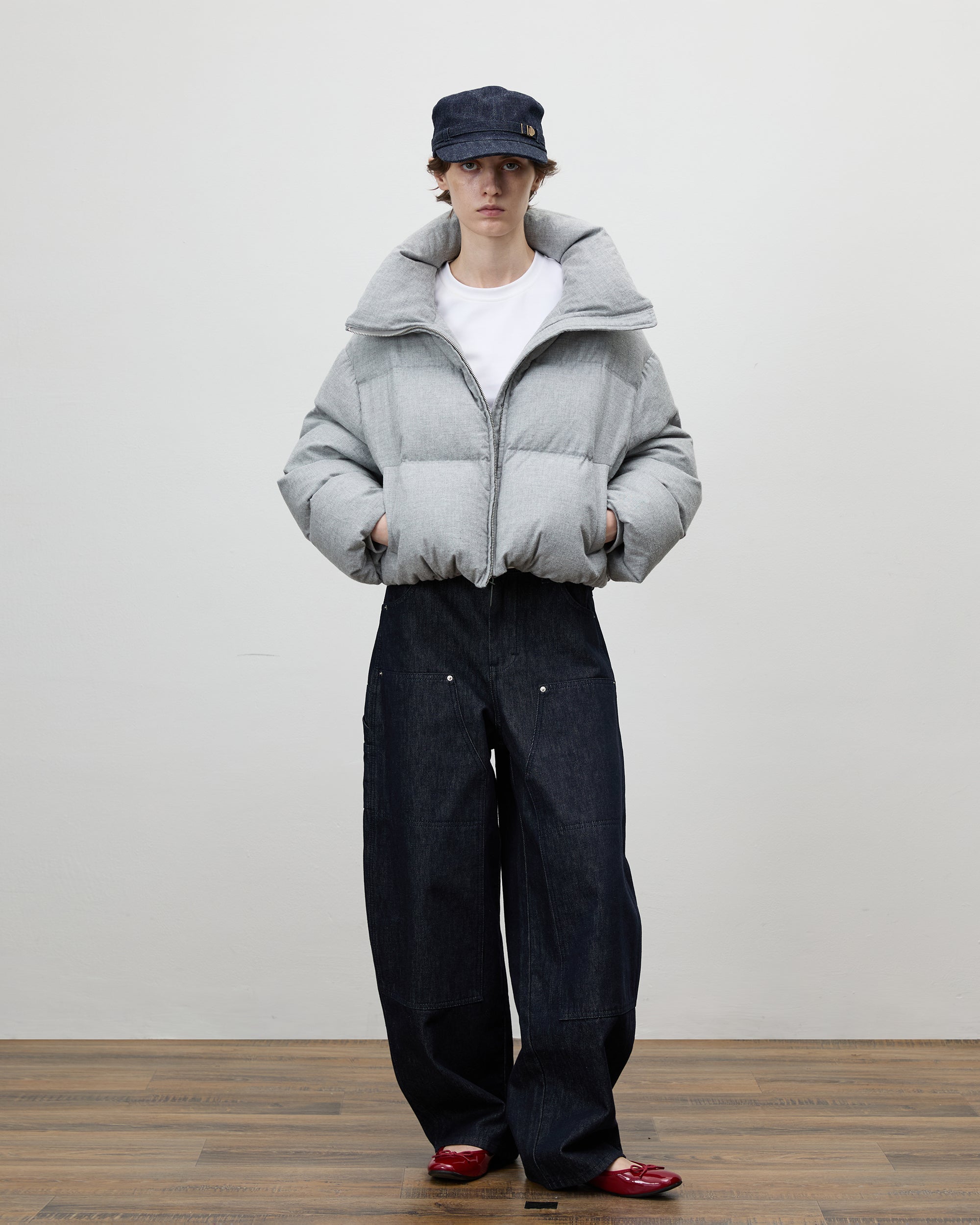 COMMAND N Utility Curved Denim Pants
