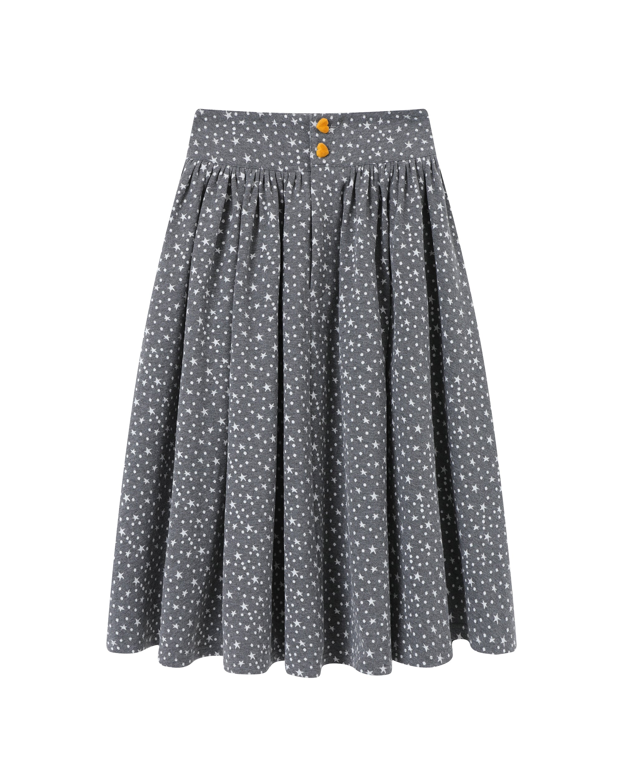 HAVEAMEAL Star Polka Dot Jacquard Knit Skirt