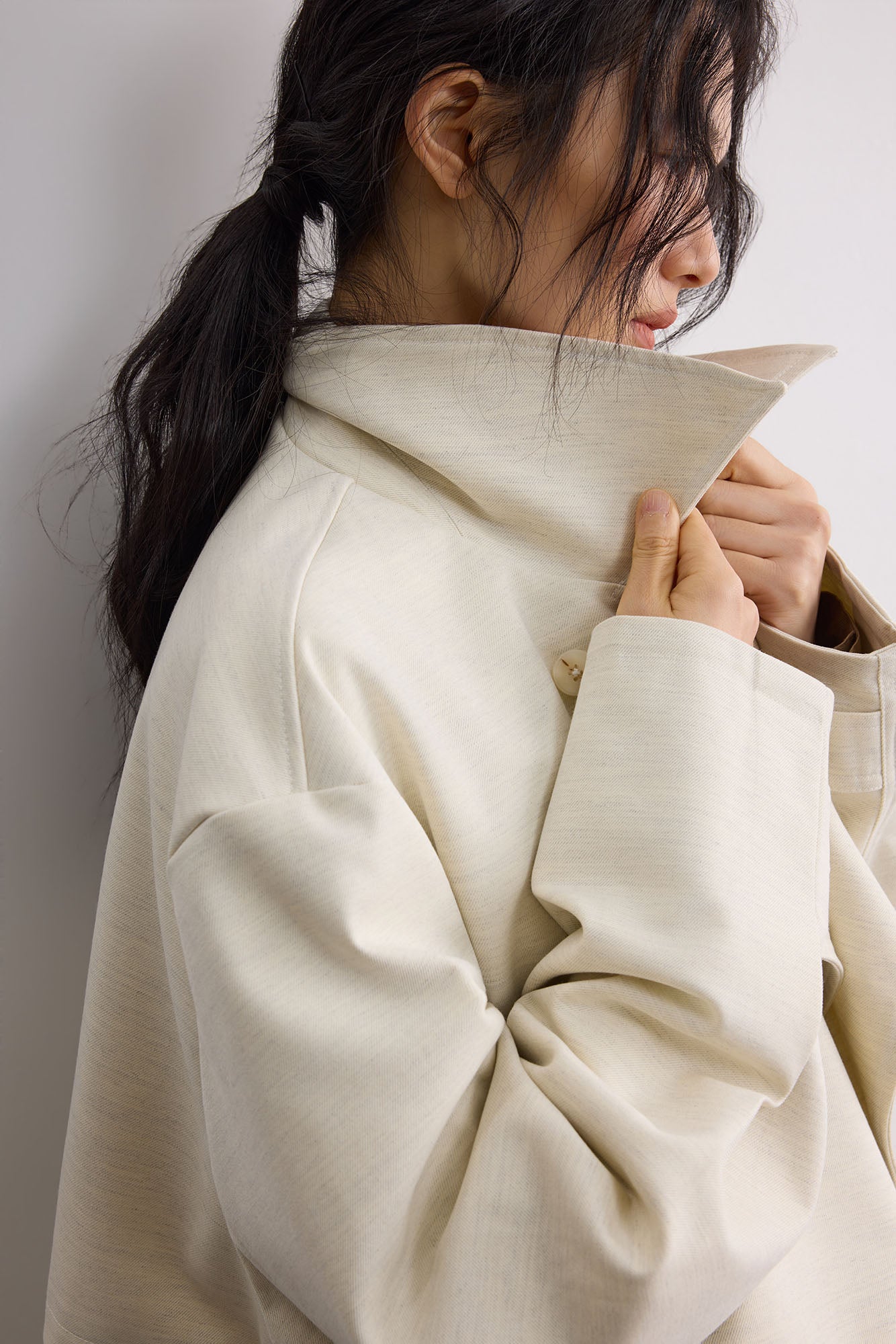 SAME FLOW Essential Double-Breasted Coat