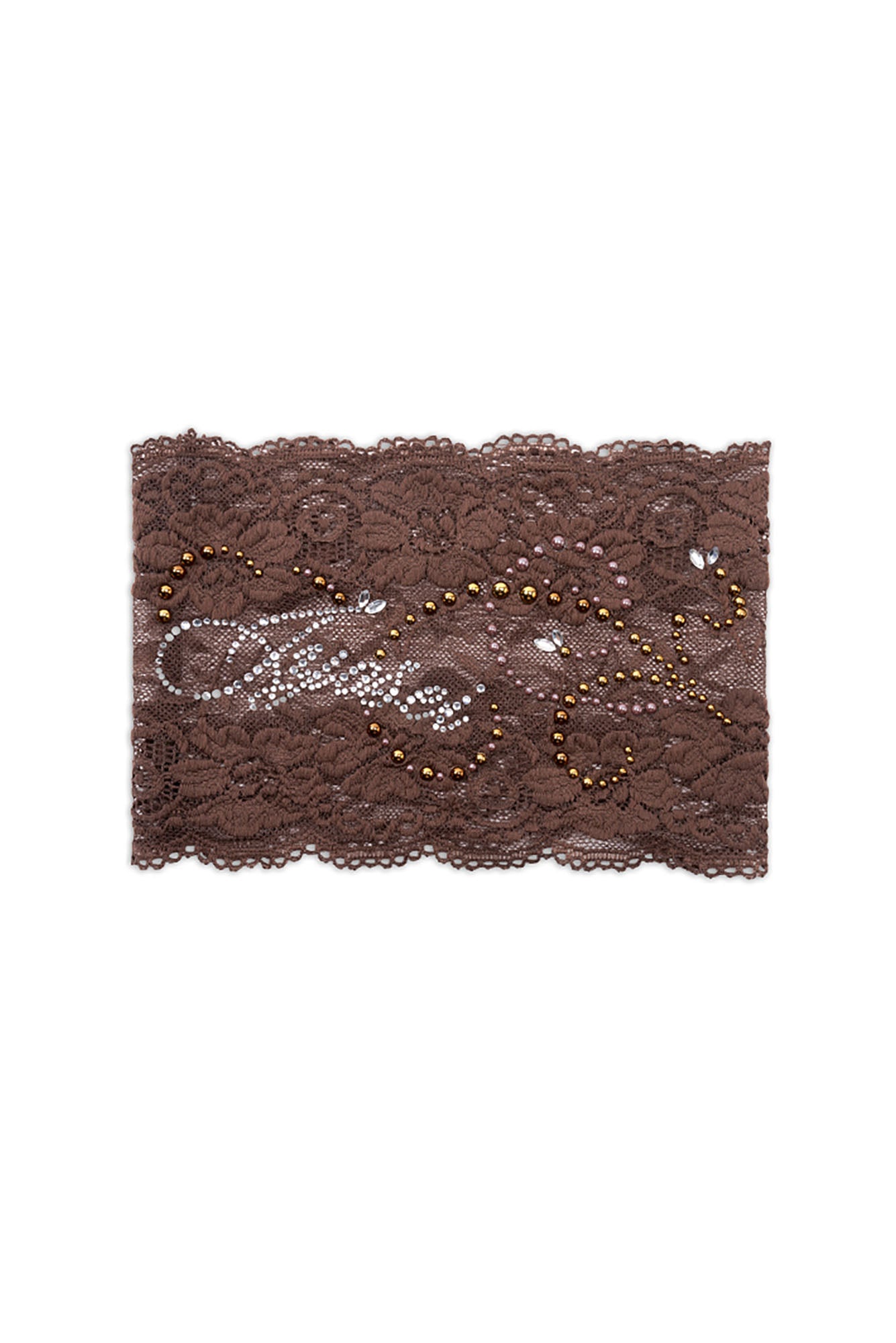 JYOSEI Lace Sequin Embellished Wide Headband