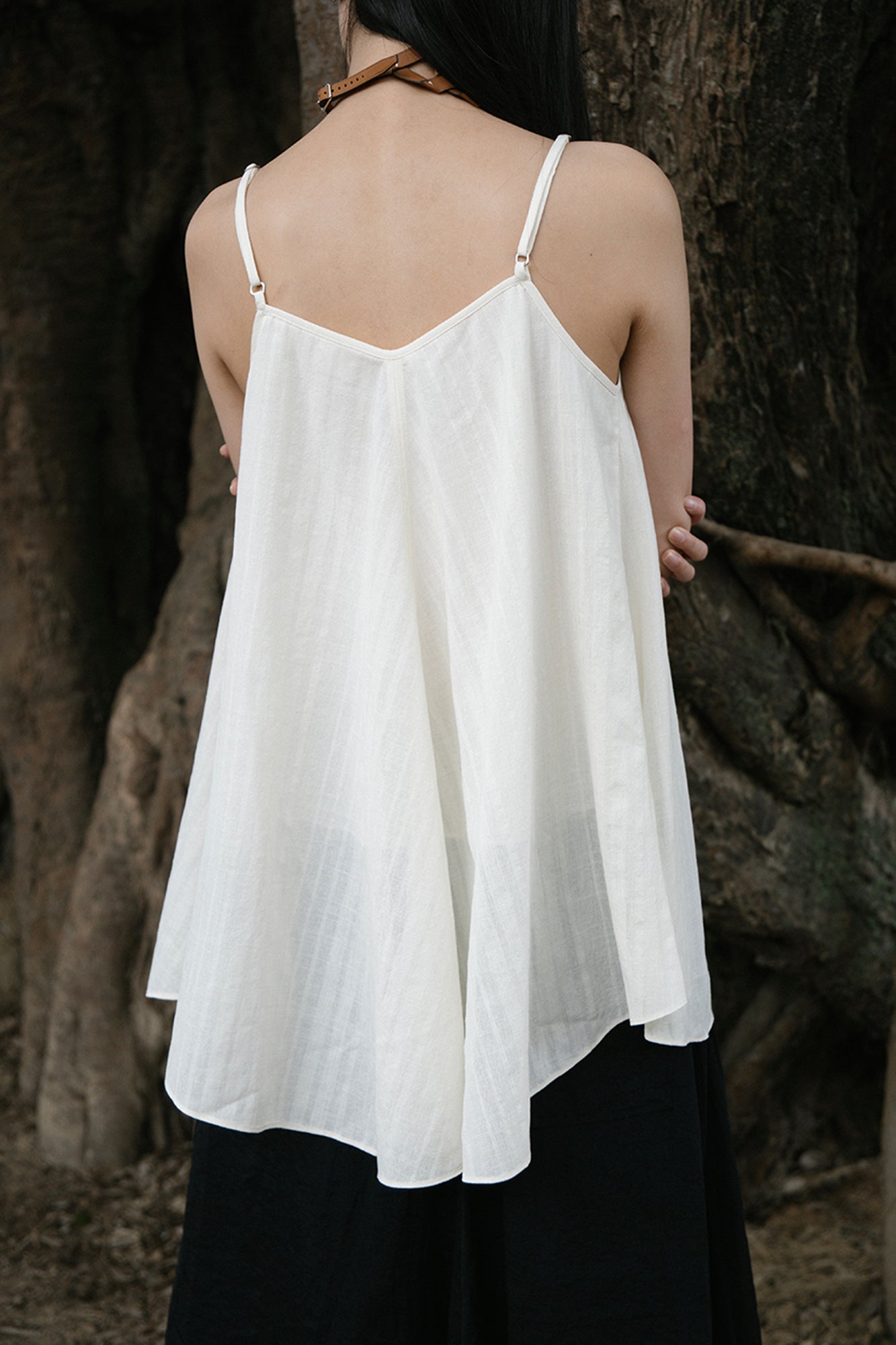 CAIRA Draped Panel Cami Top
