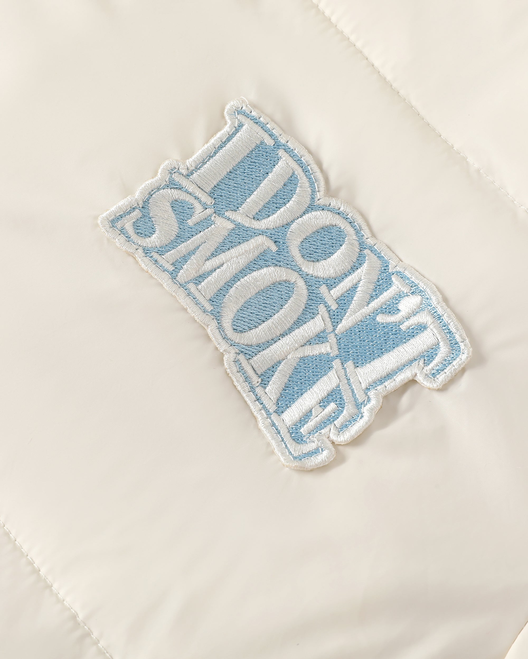 DONSMOKE Modern Fair Isle Faux Fur Lined Puffer Jacket