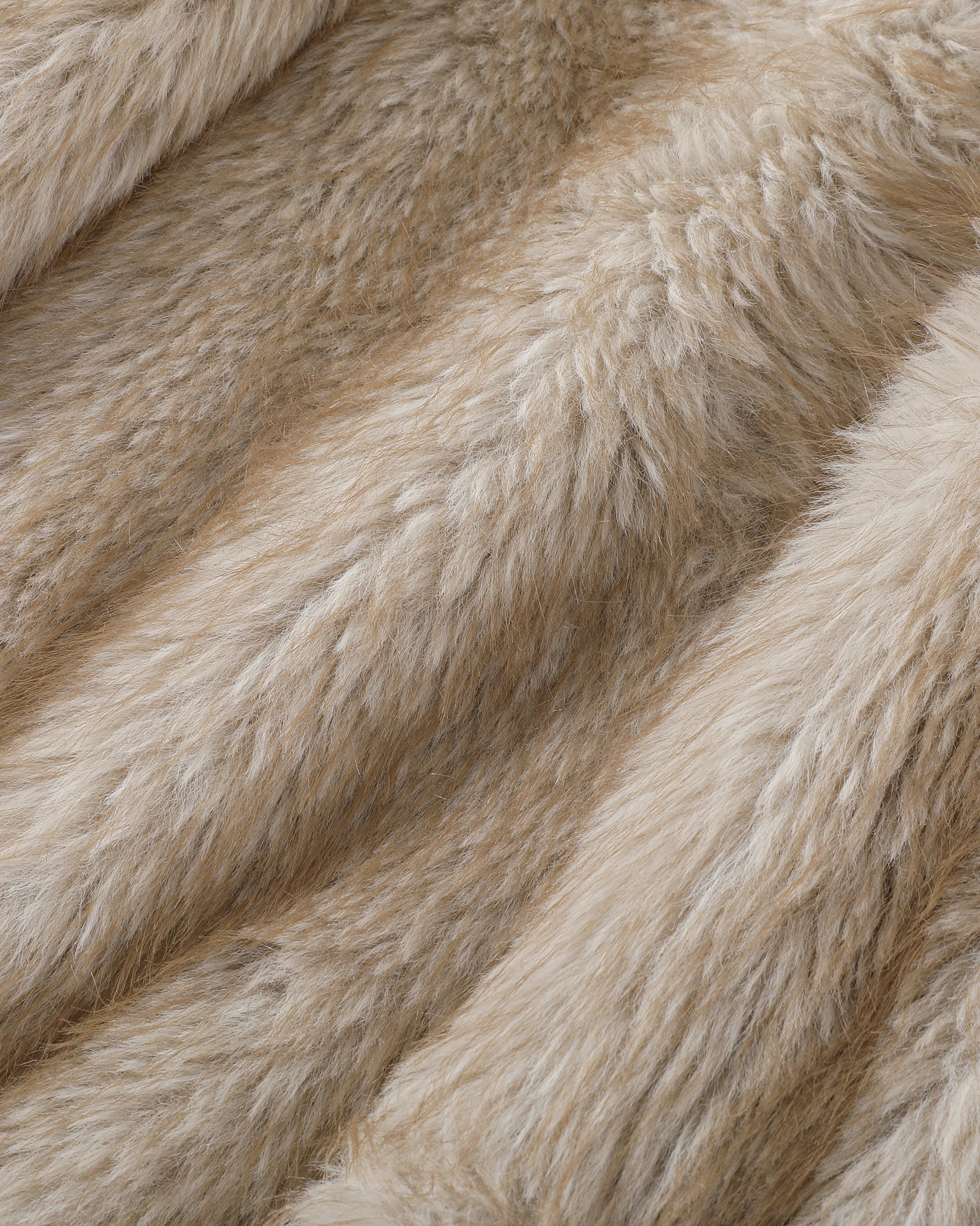 DONSMOKE Retro Fair Isle Faux Fur Lined Knit Jacket