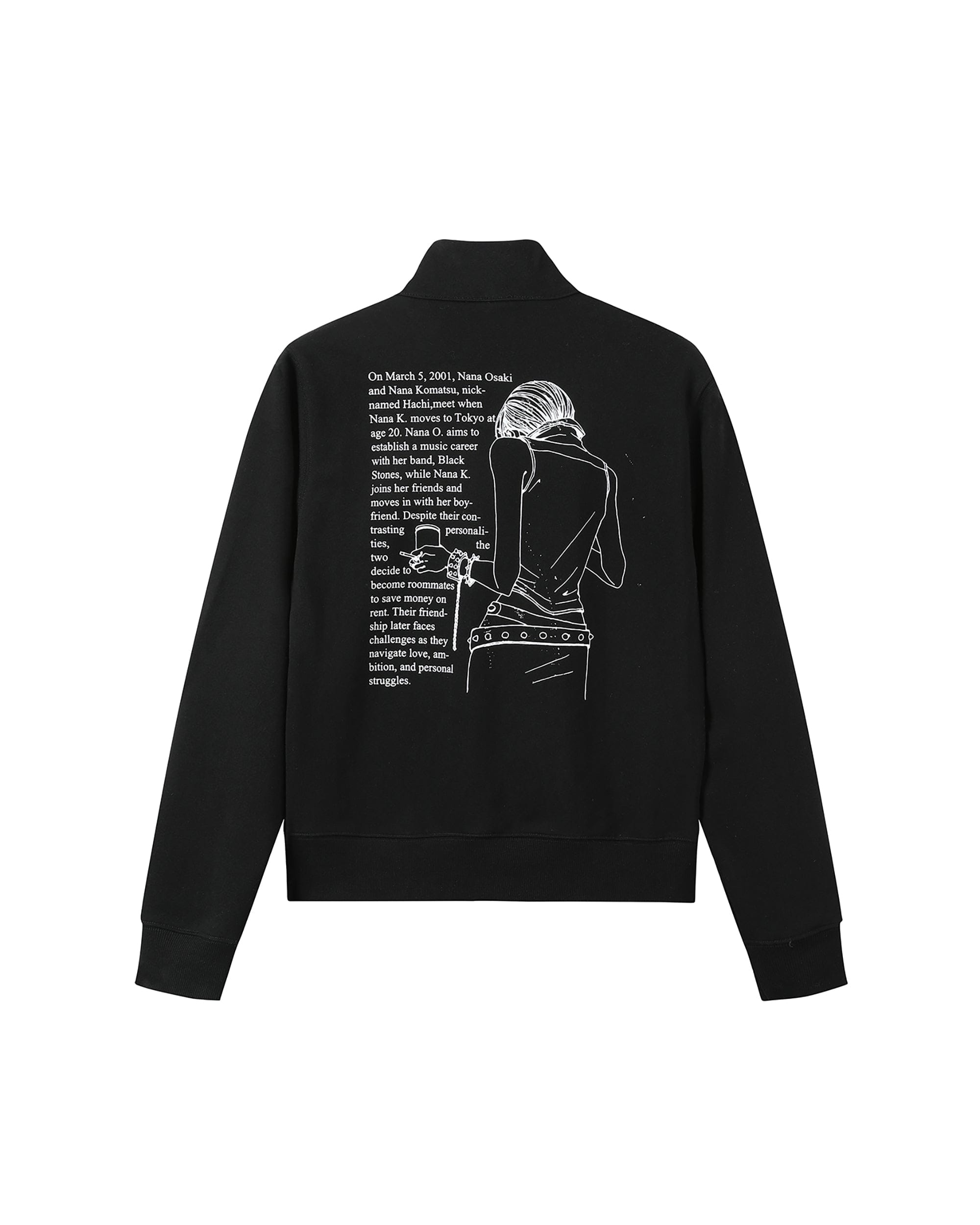 DONSMOKE × NANA Script Front Stripe Jacket