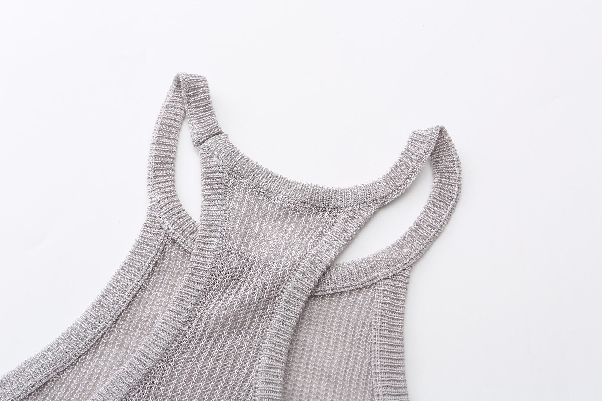 NEVER OFFEND L ANGEL Slogan Full-Print Mesh Halter Dress