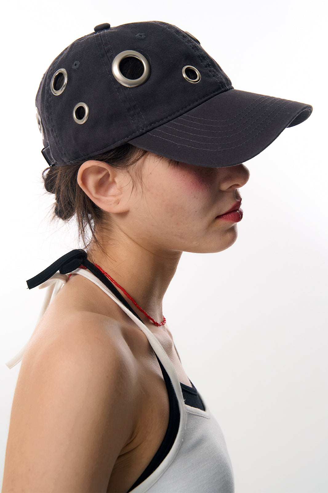 HSUSE Irregular Eyelet Baseball Cap