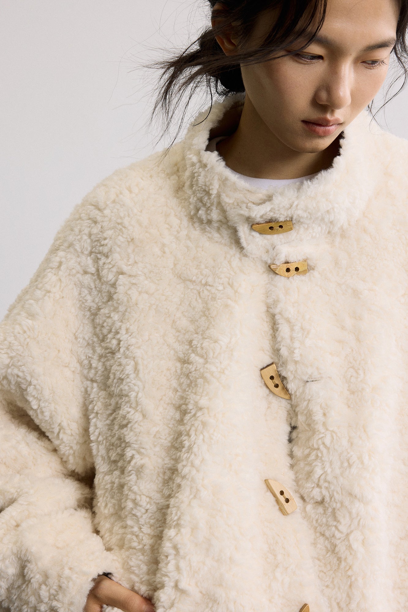 SAME FLOW Reversible Embroidered Fleece-Lined Jacket