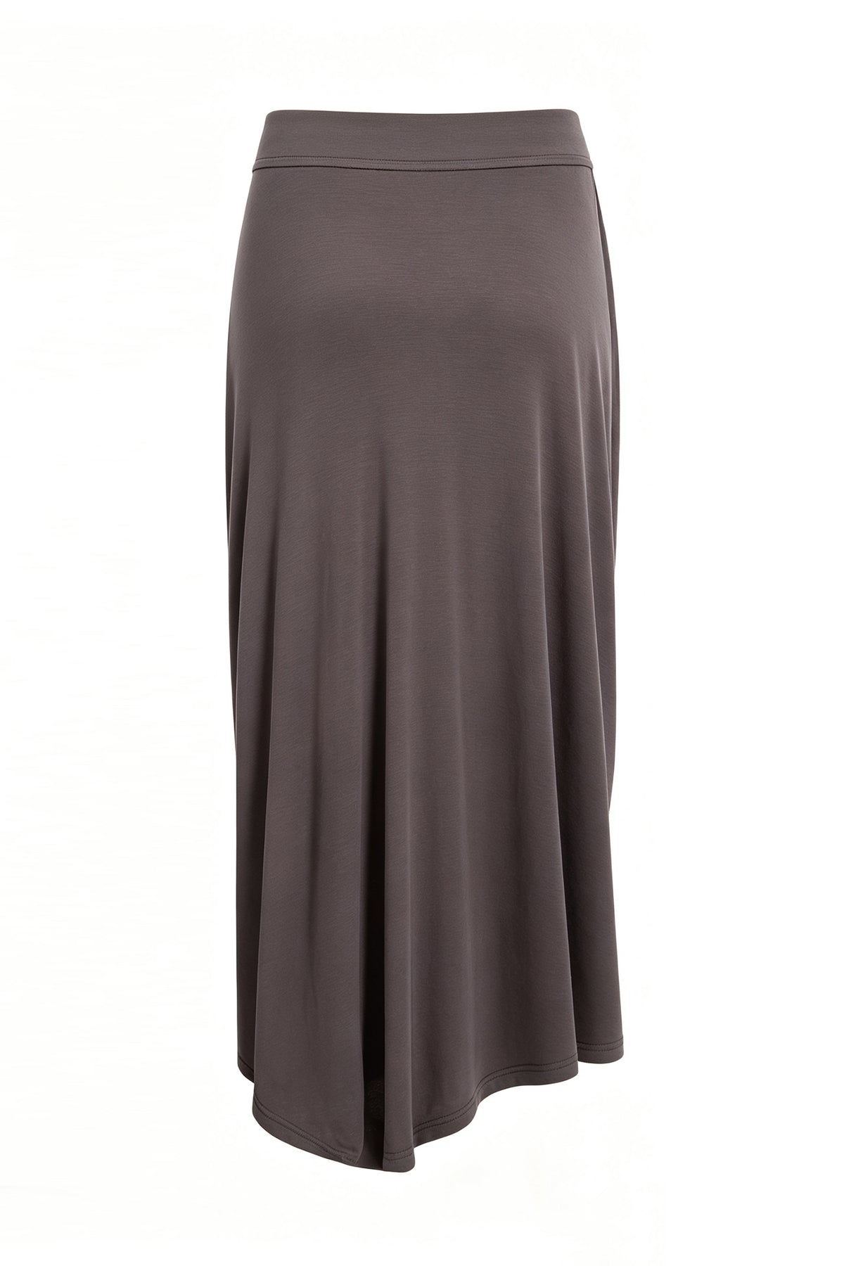 FAYCHUI Diamond Waist Draped Midi Skirt