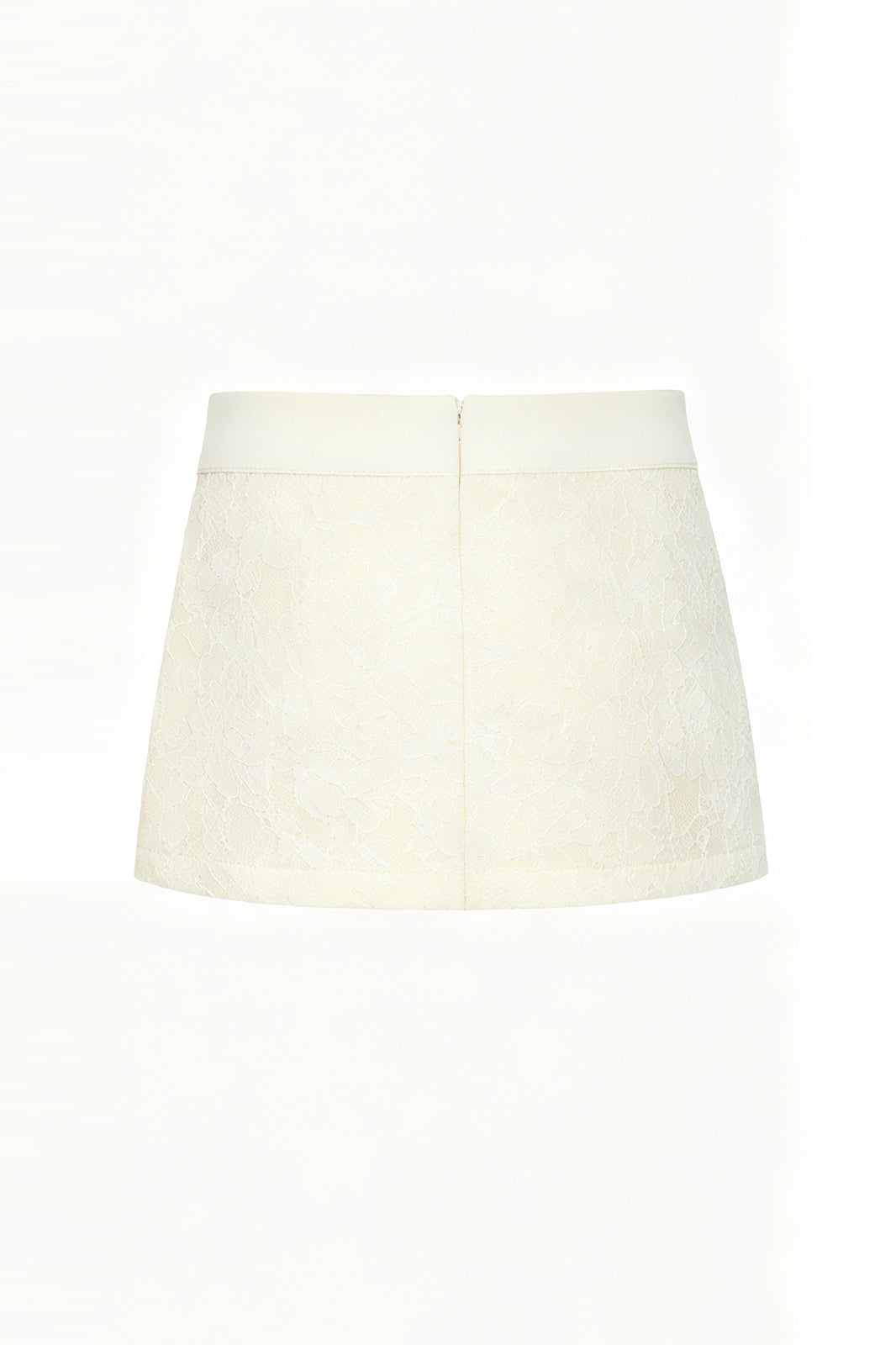 FAYCHUI Rhinestone Jacquard Textured Mini Skirt
