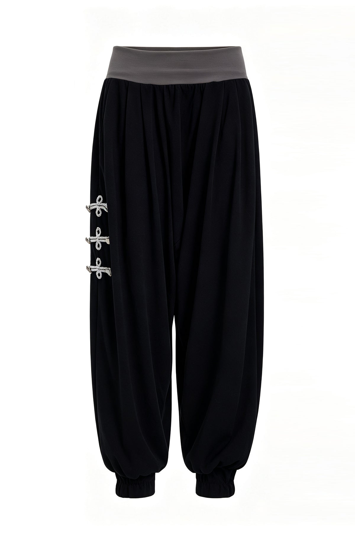 FAYCHUI Side Toggle Balloon Pants