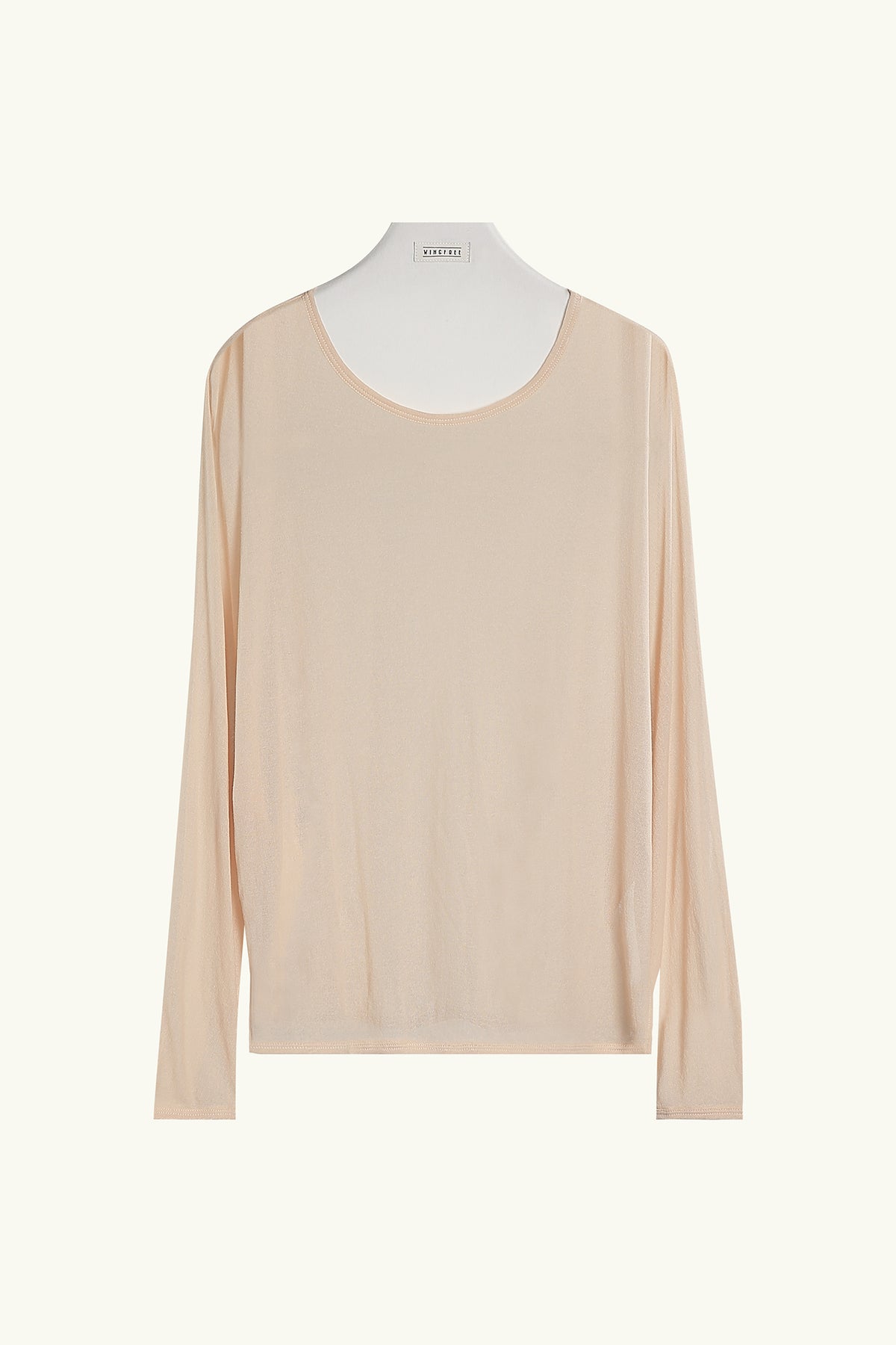 WINGFREE Retro Sheer Relaxed Long-Sleeve Tee