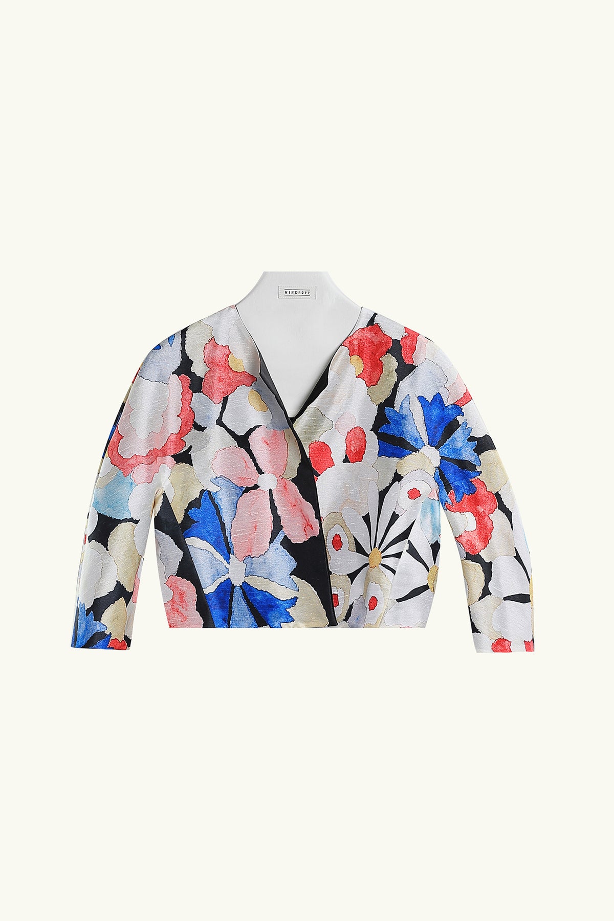 WINGFREE Reversible Floral Cropped Jacket
