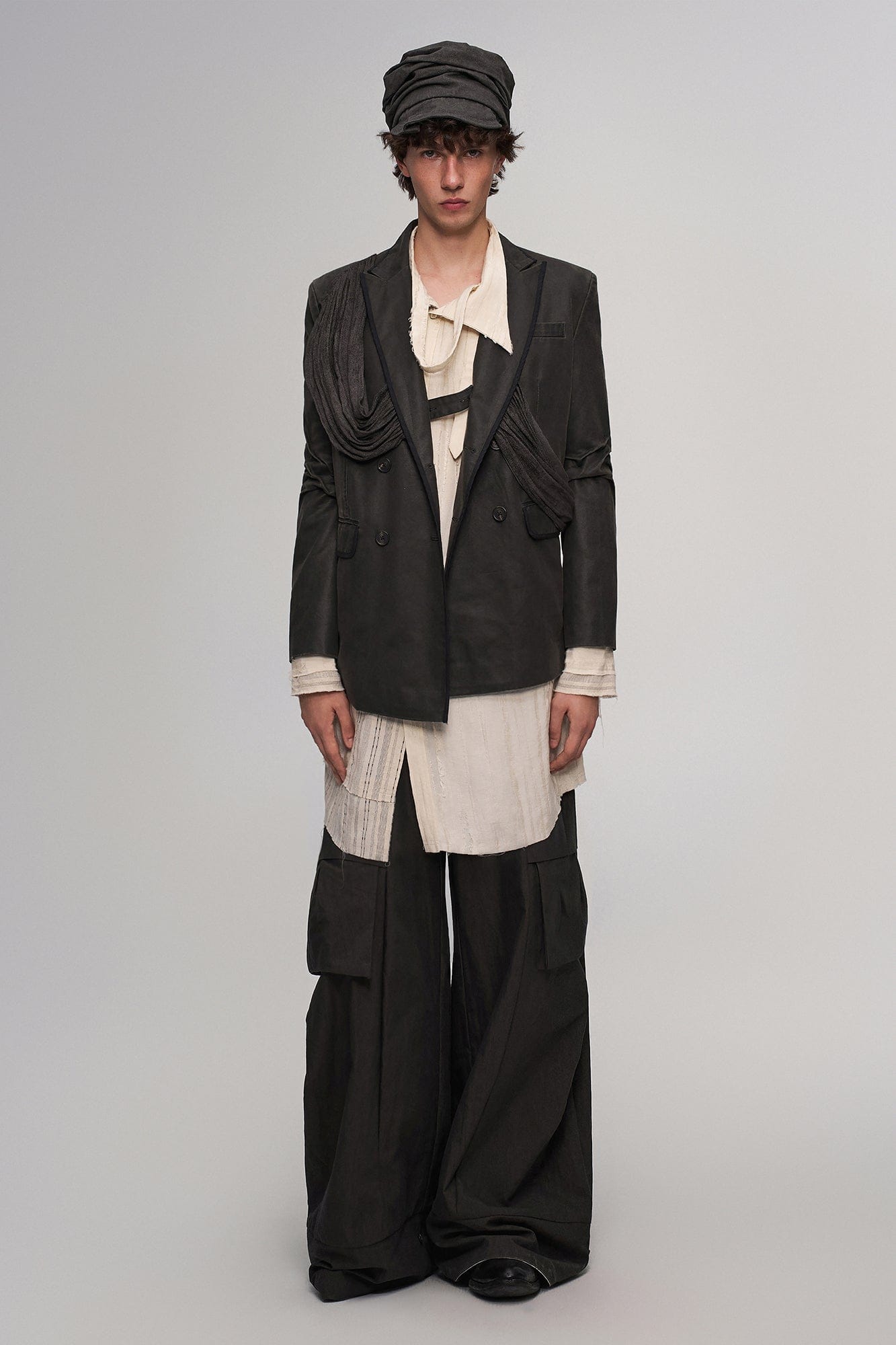 ILNya Nieternite Nifutur Layered Slouchy Newsboy Hat