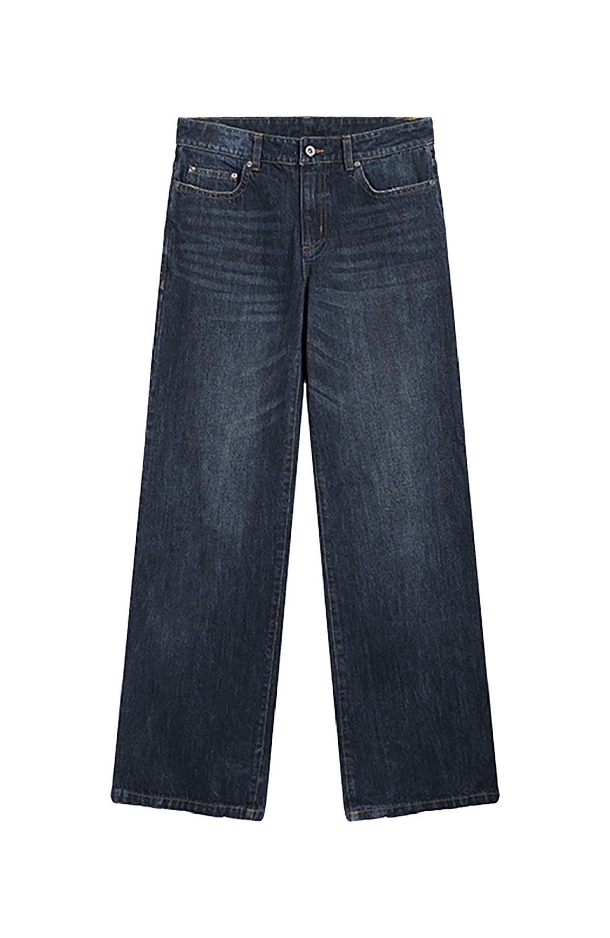 COSTUSTOOT Washed Straight-Leg Jeans