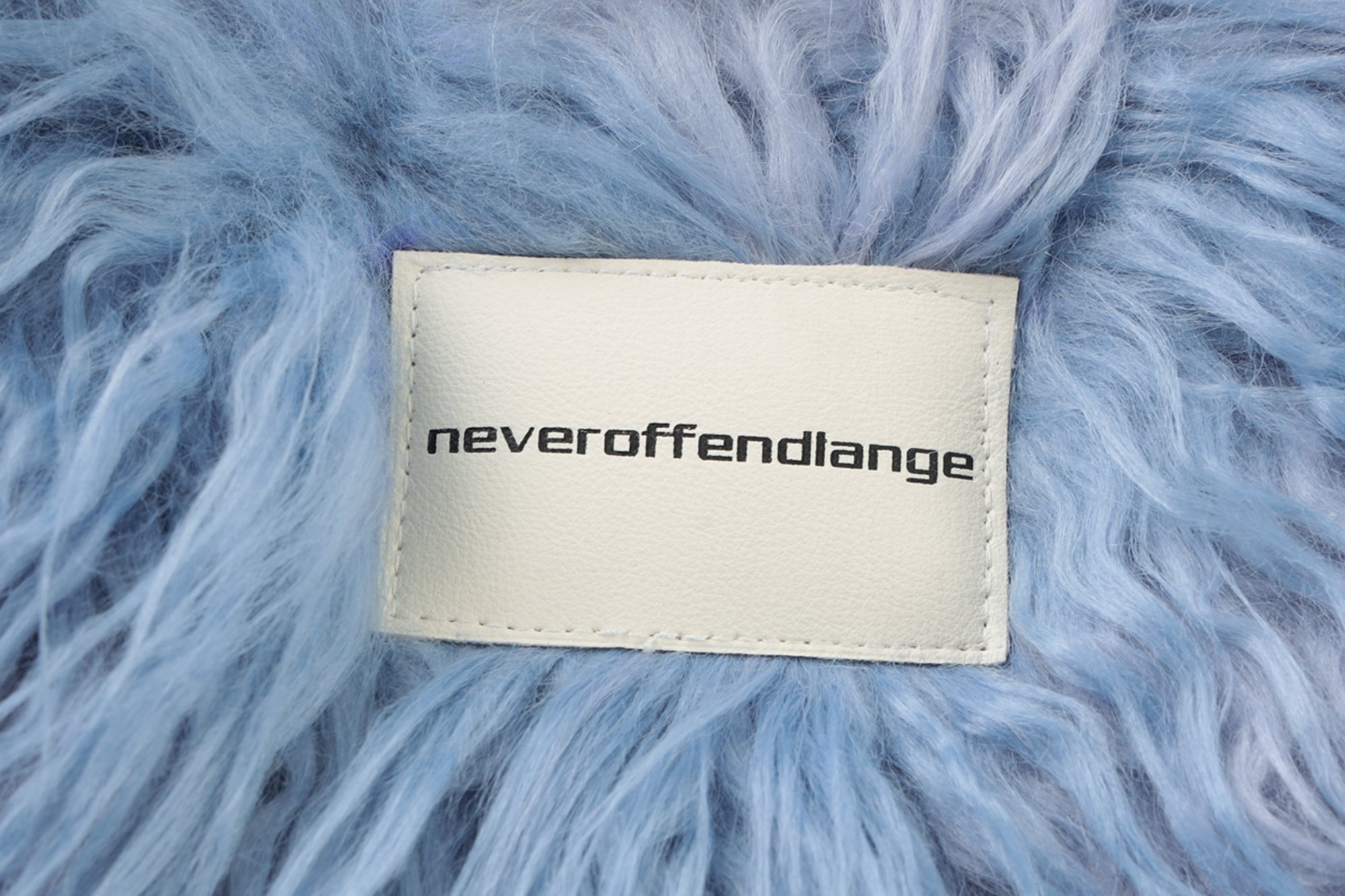 NEVER OFFEND L ANGEL Shaggy Faux-Fur Panel Jacket