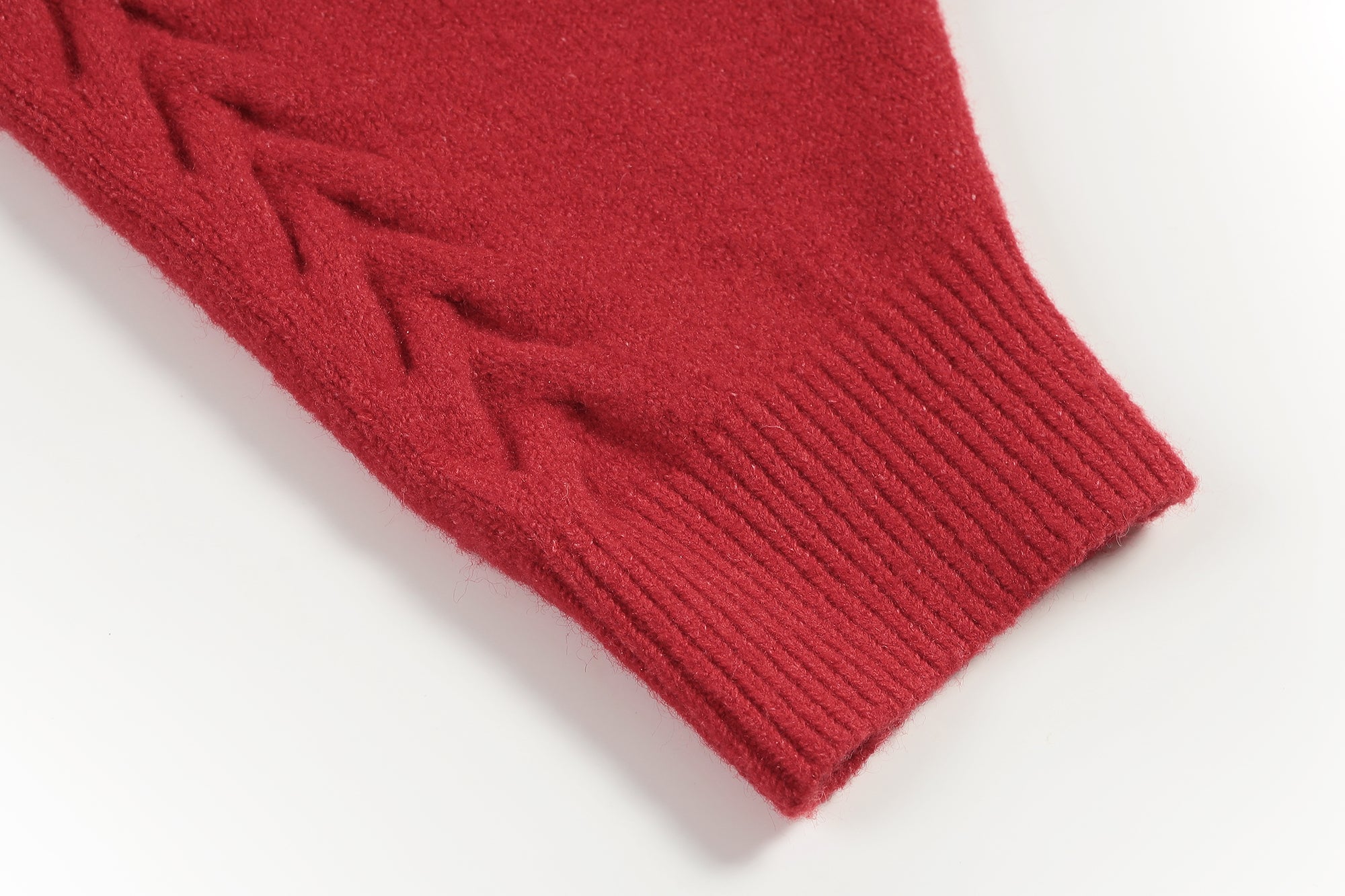 NEVER OFFEND L ANGEL Oversized Draped-Scarf Cable-Knit Sweater