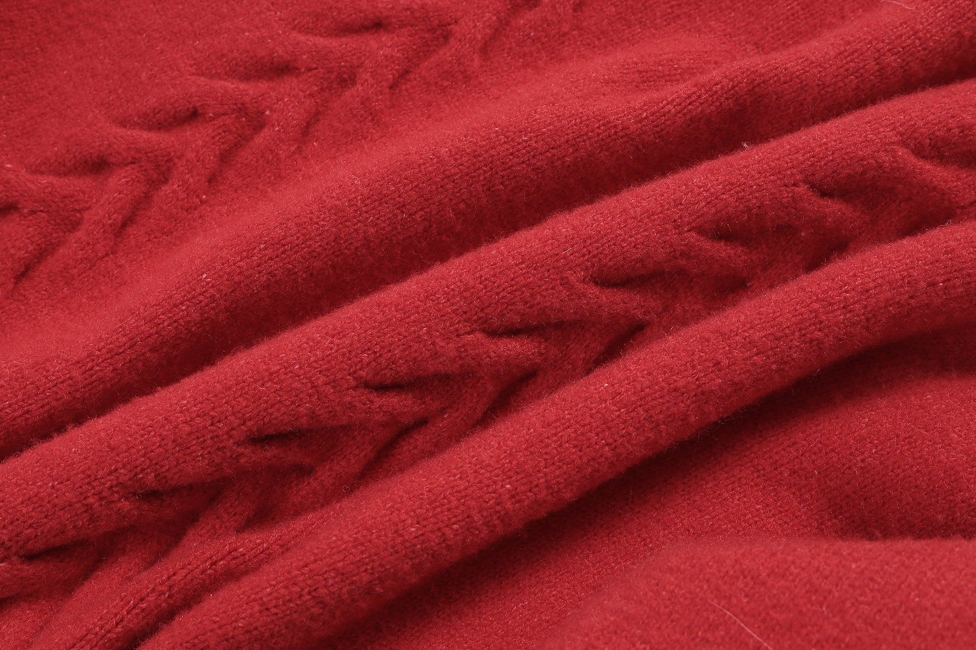 NEVER OFFEND L ANGEL Oversized Draped-Scarf Cable-Knit Sweater
