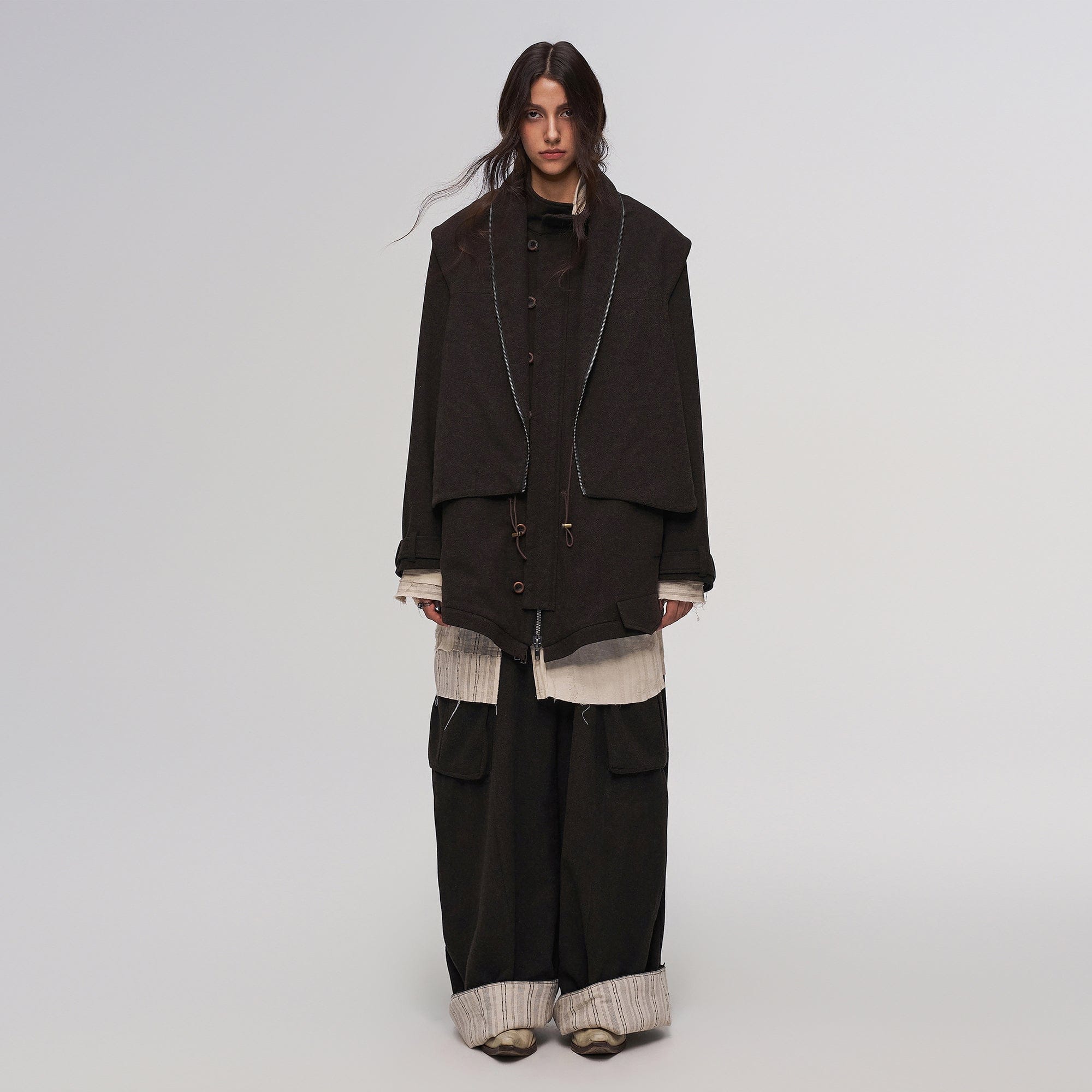 ILNya Nieternite Nifutur Detachable Down-Lined Wool-Blend Modular Parka