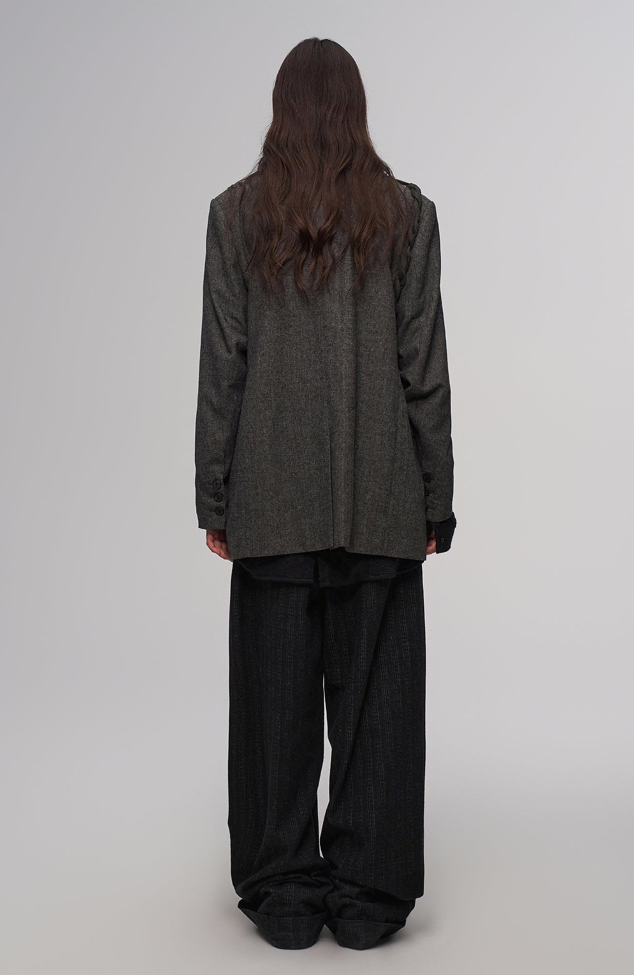 ILNya Nieternite Nifutur Rope Wrap Wool-Blend Suit Jacket