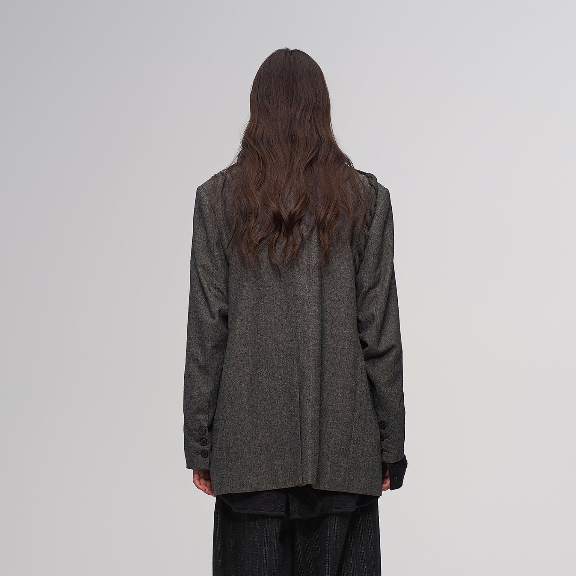 ILNya Nieternite Nifutur Rope Wrap Wool-Blend Suit Jacket